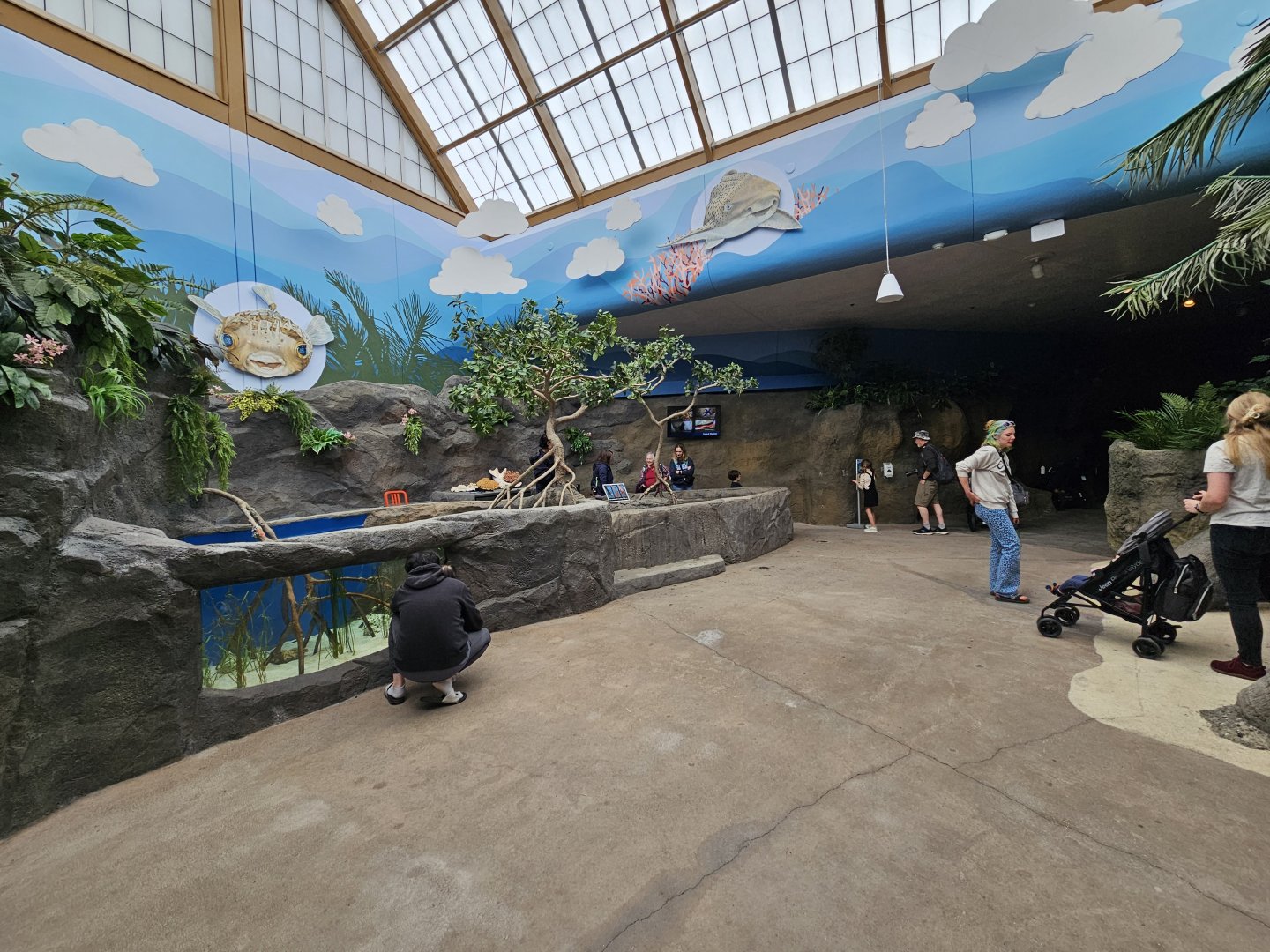Tropical Reef Aquarium entrance