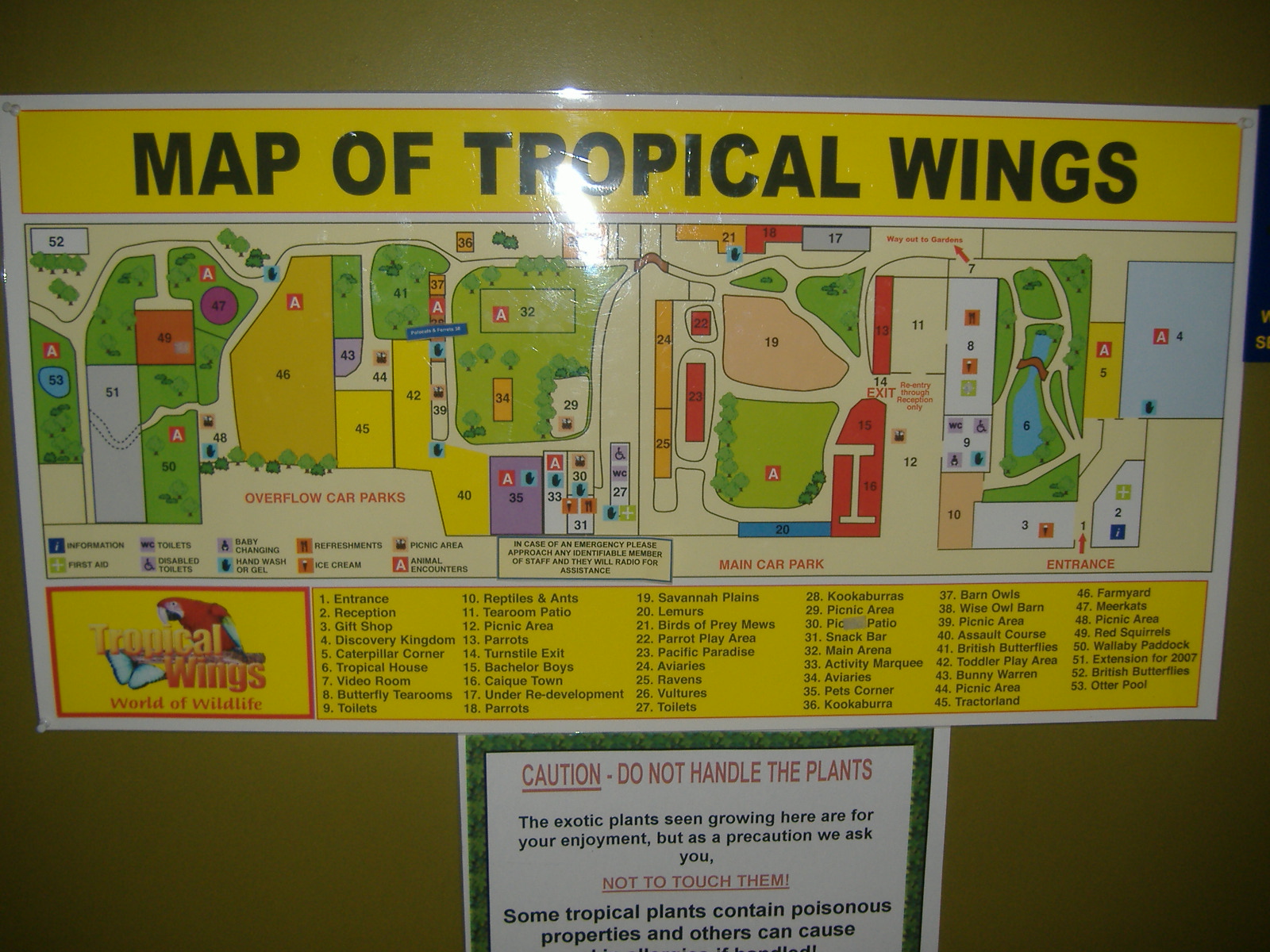 Tropical Wings map Sept 08