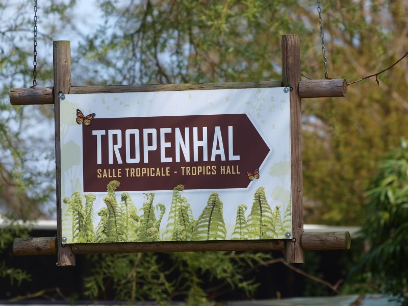 Tropics Hall sign (April 19th, 2015)