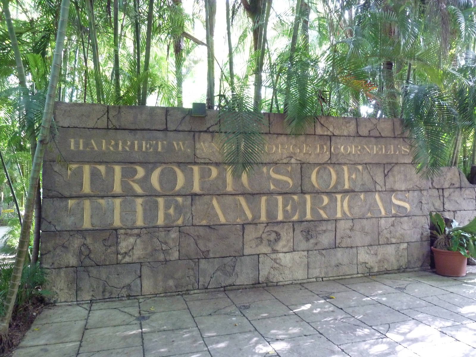 Tropics of the Americas - Entrance Sign