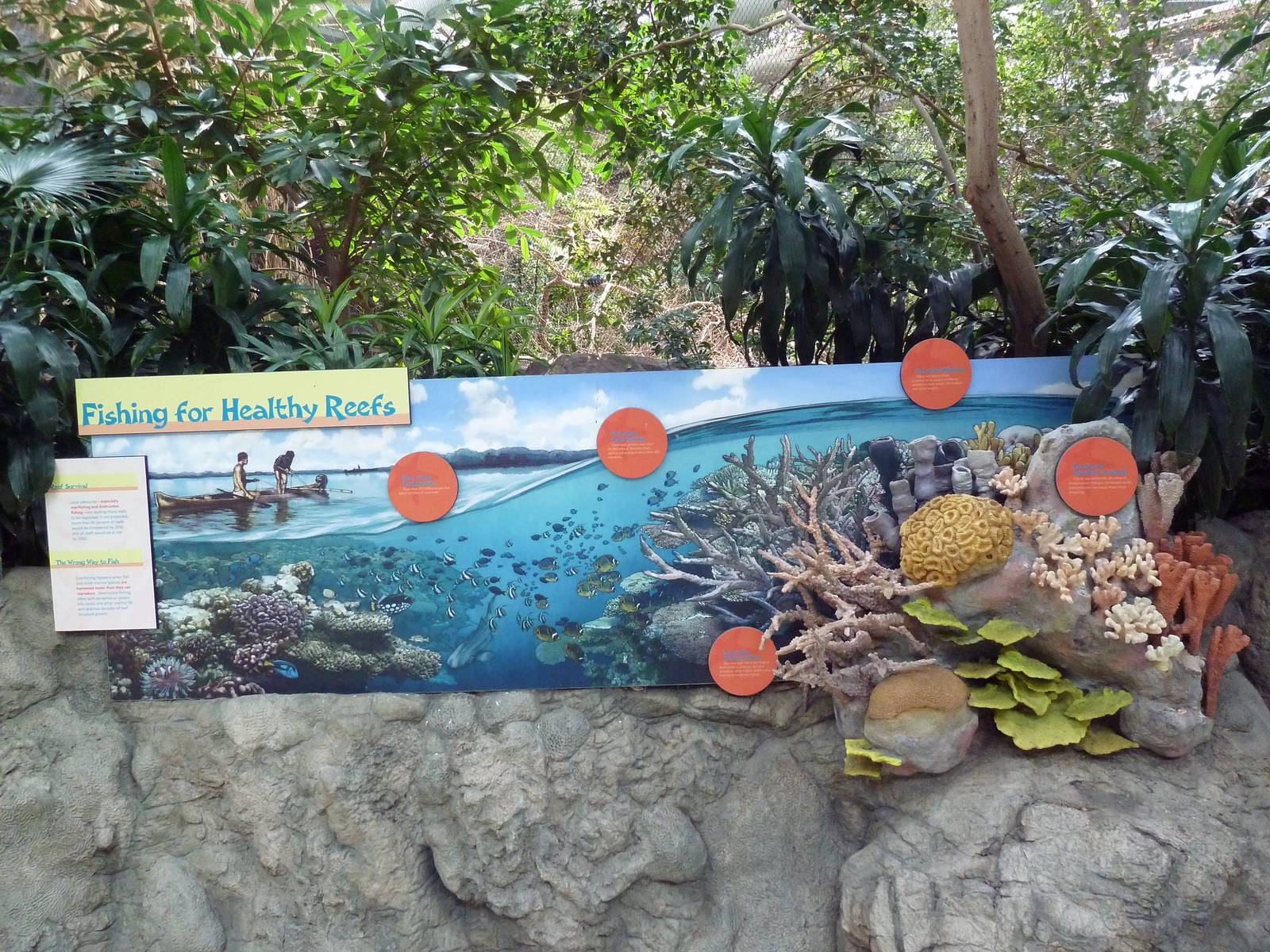 Tropics Trail - Coral Reef Exhibit Sign