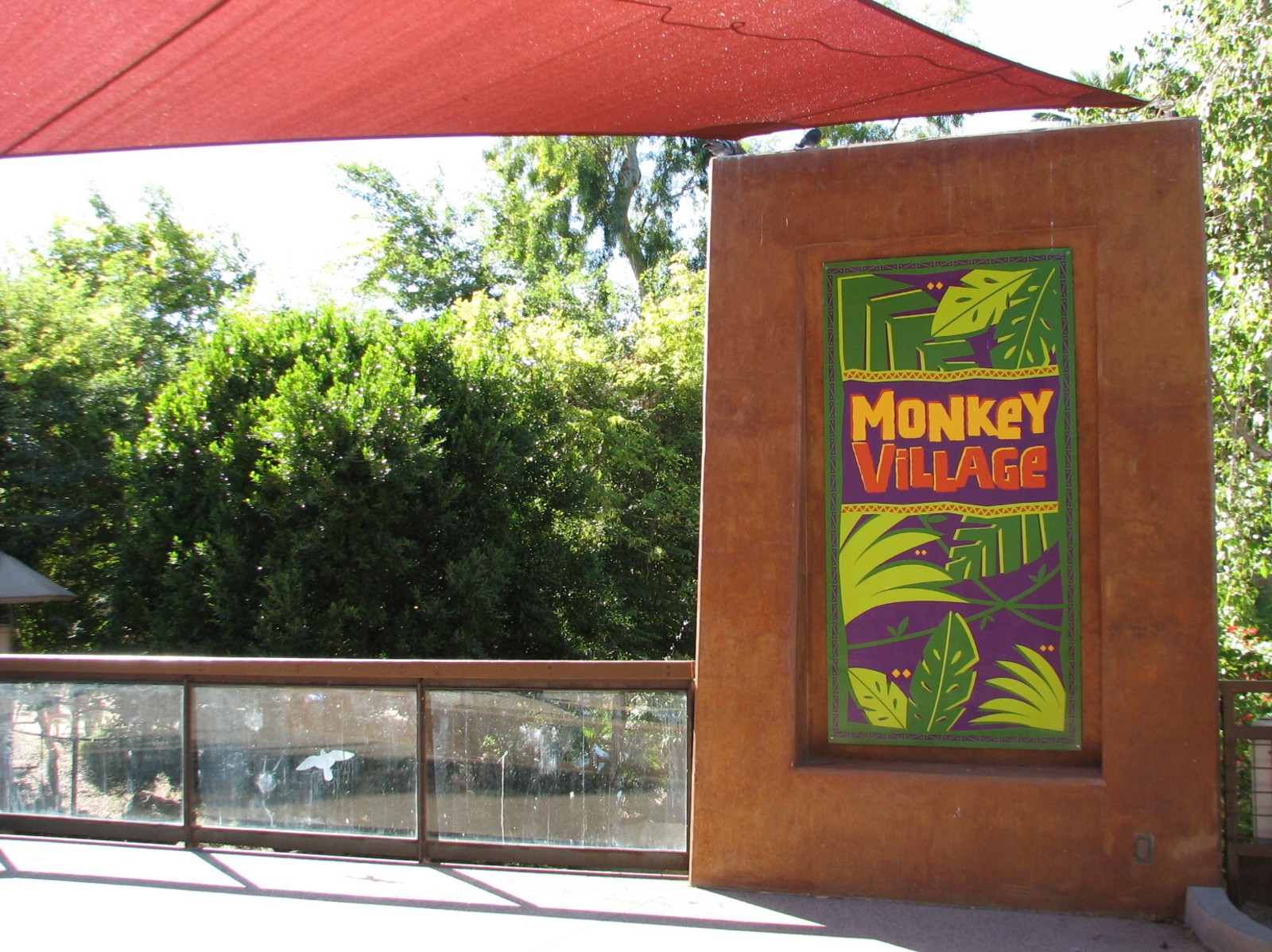 Tropics Trail - Monkey Village Sign