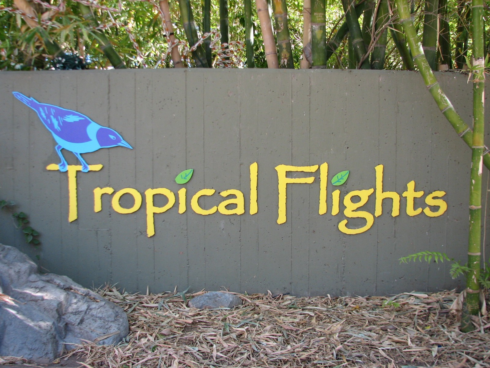 Tropics Trail - Tropical Flights - Sign