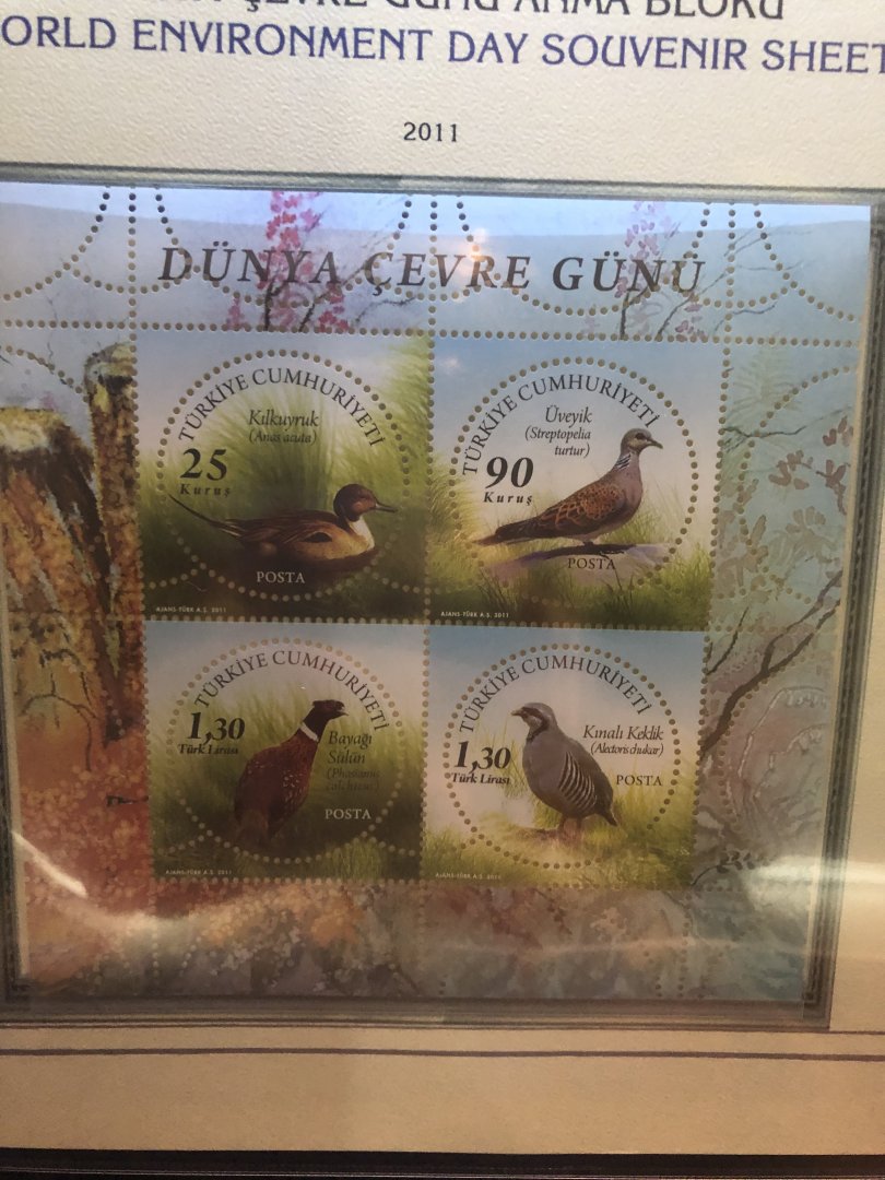 Turkish postal stamps