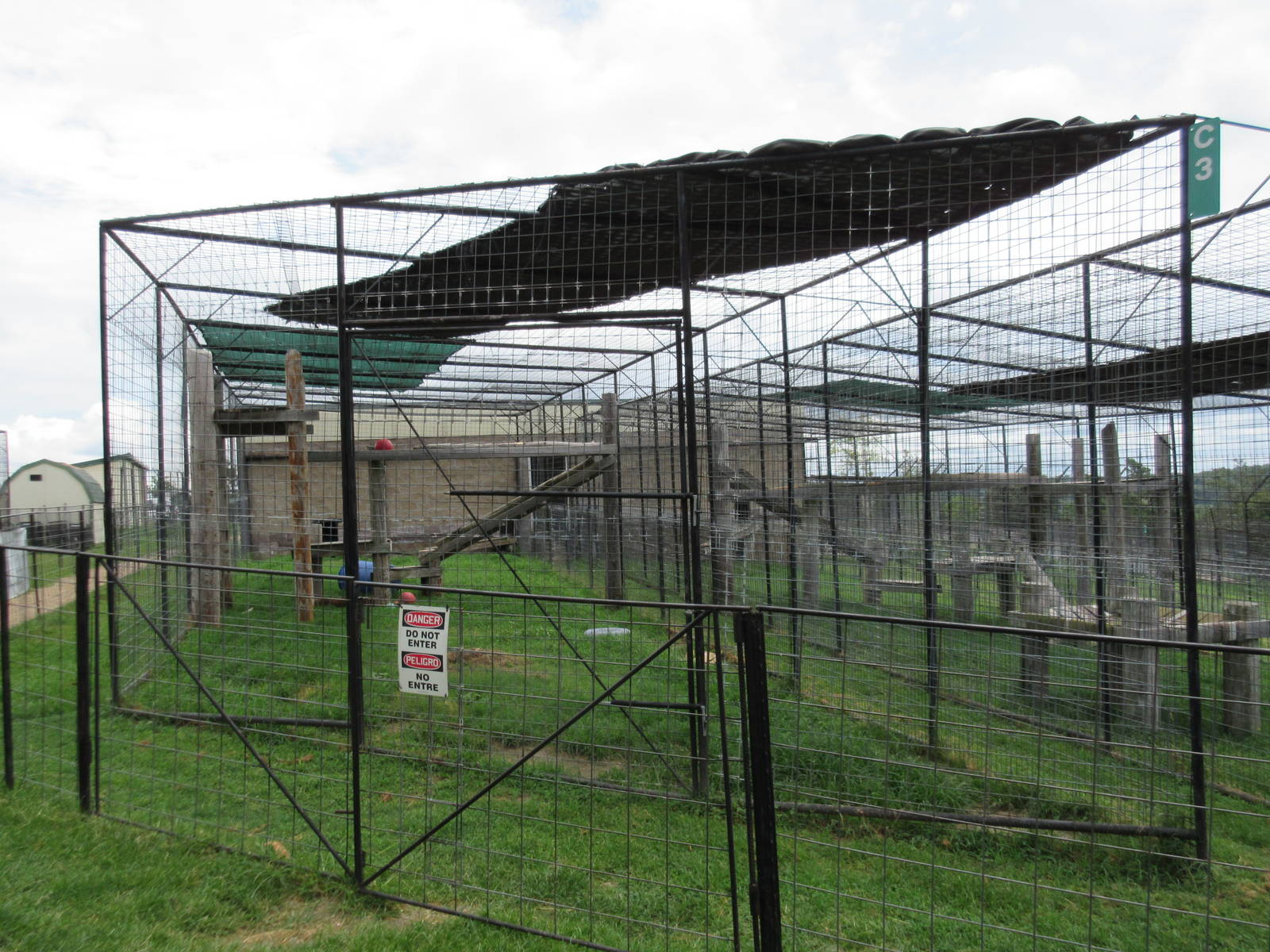 Turpentine Creek Wildlife Refuge (Arkansas) - Black Leopard Exhibit #2