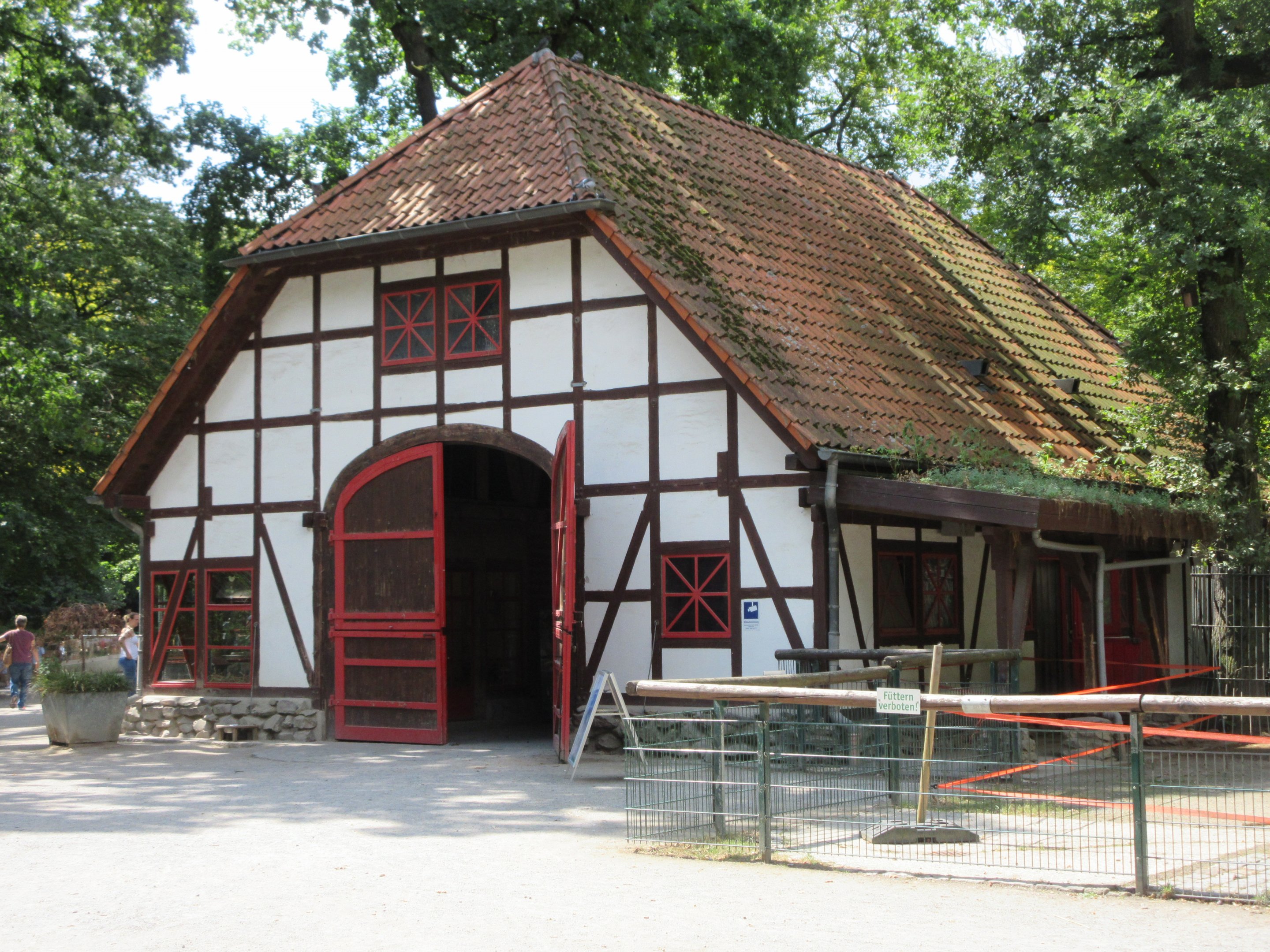 Typical German Zoo Farmhouse