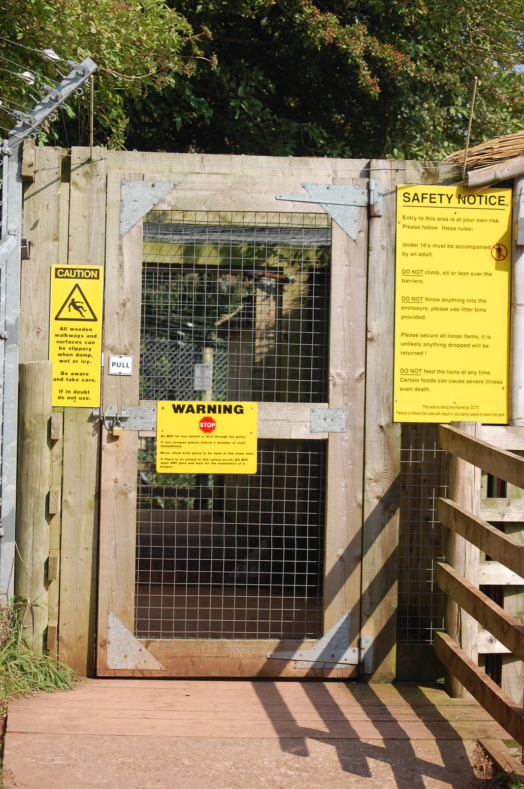 Typical South Lakes signage