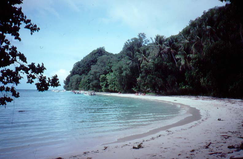 Ulong Island beach - Palau Rock Islands