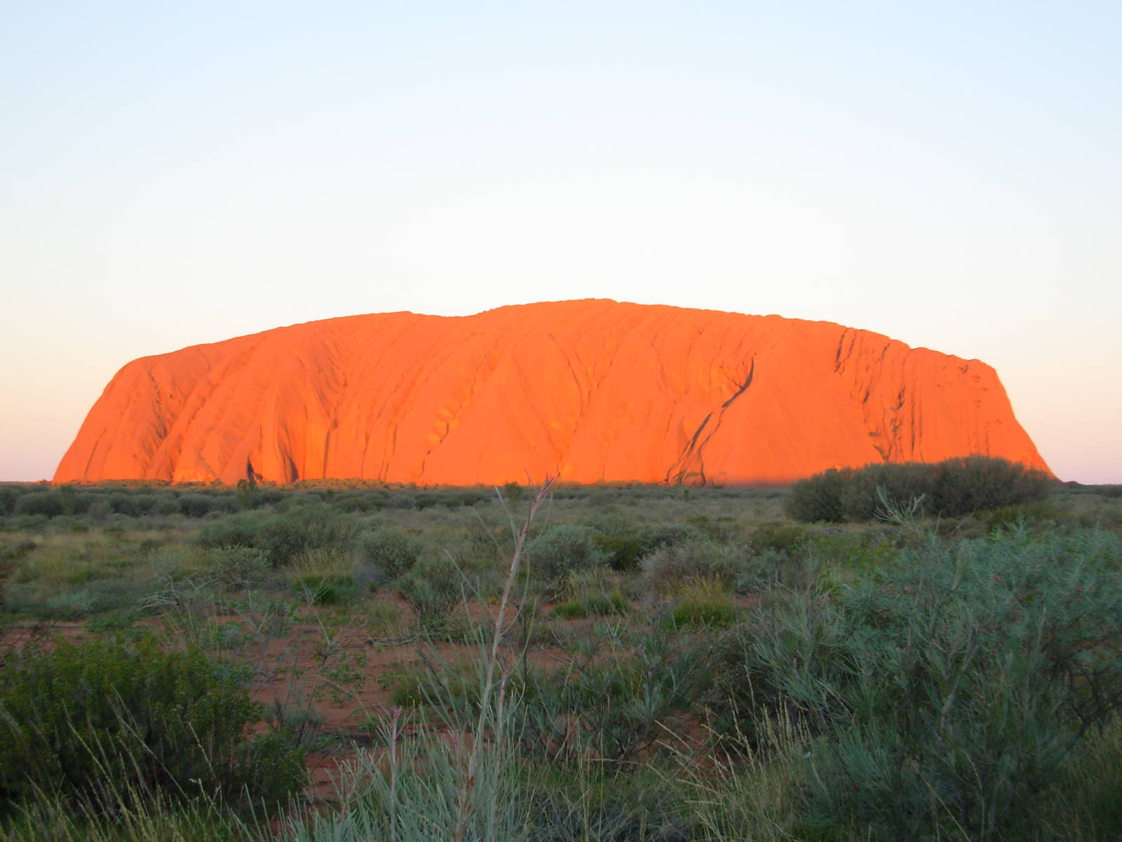 Uluru (Ayers Rock) in the sun