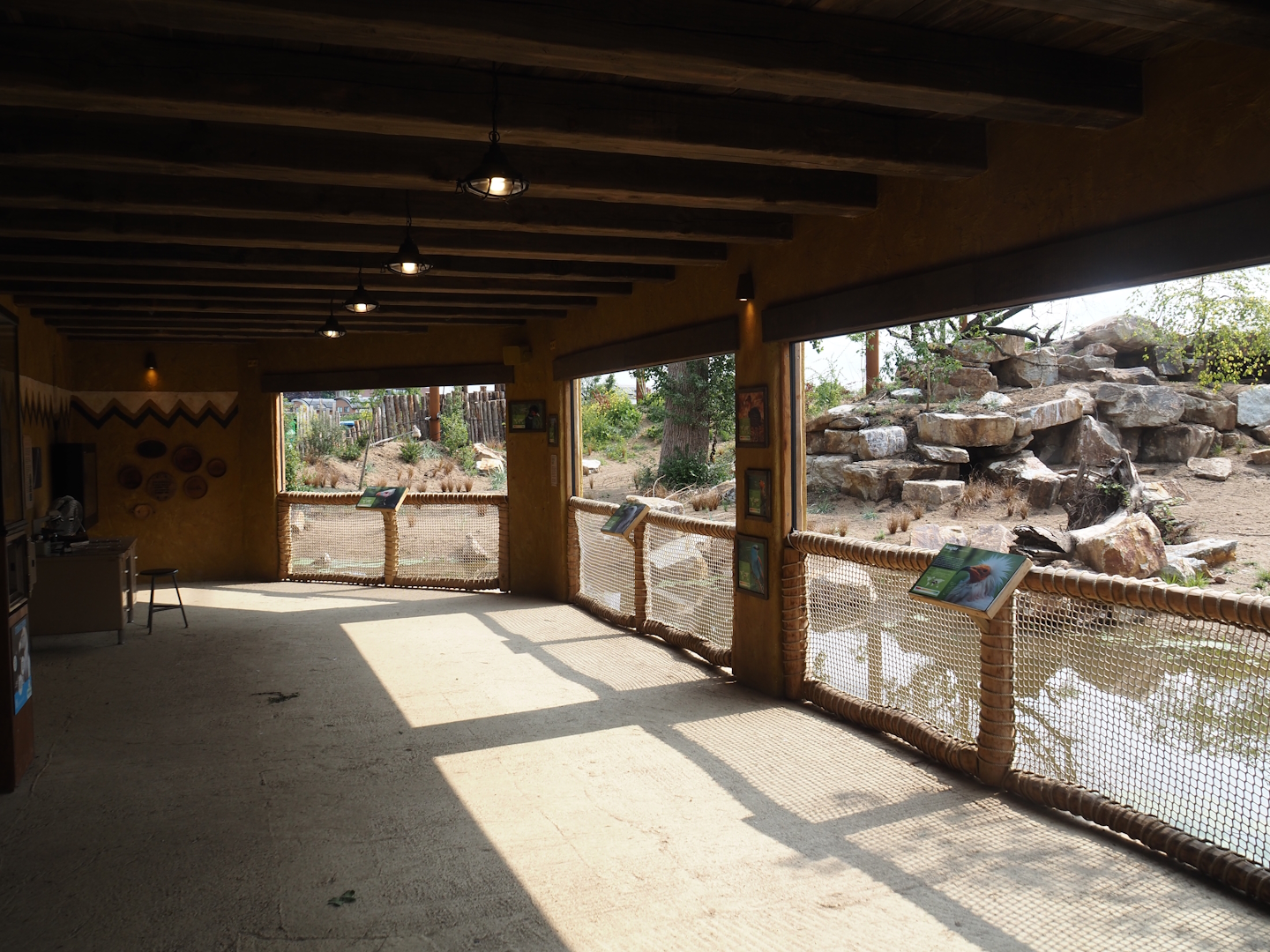 Umvikeli - New aviary for vultures, secretary birds and other African birds - Aviary and viewing area, 2025-06-09