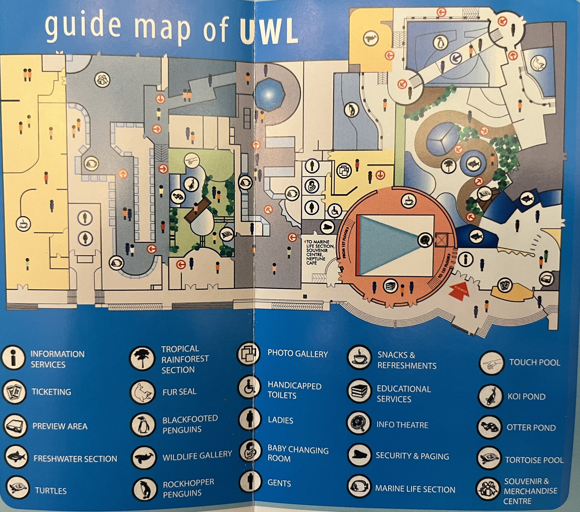 Underwater World Langkawi Map - 2013