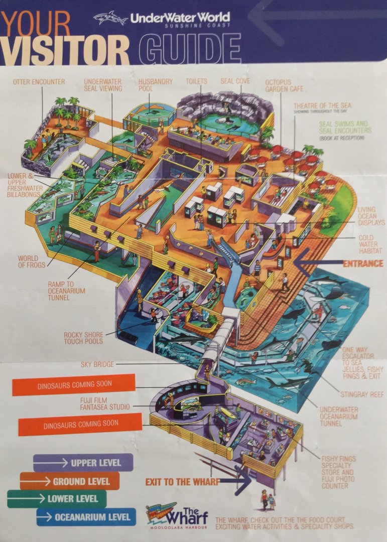 UnderWater World Map 2005
