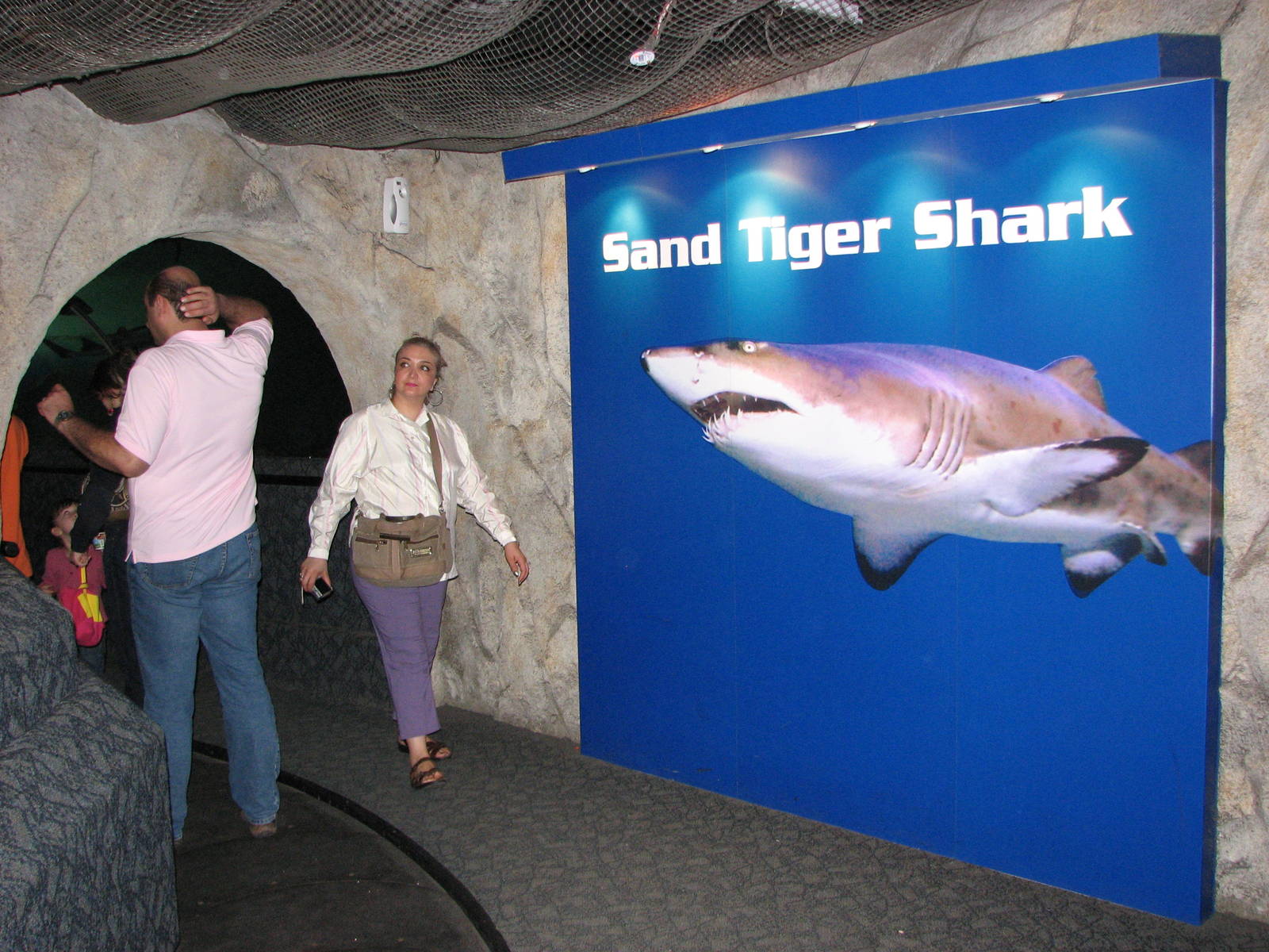 Underwaterworld Singapore 2008 - Entrance into Shark Tunnel
