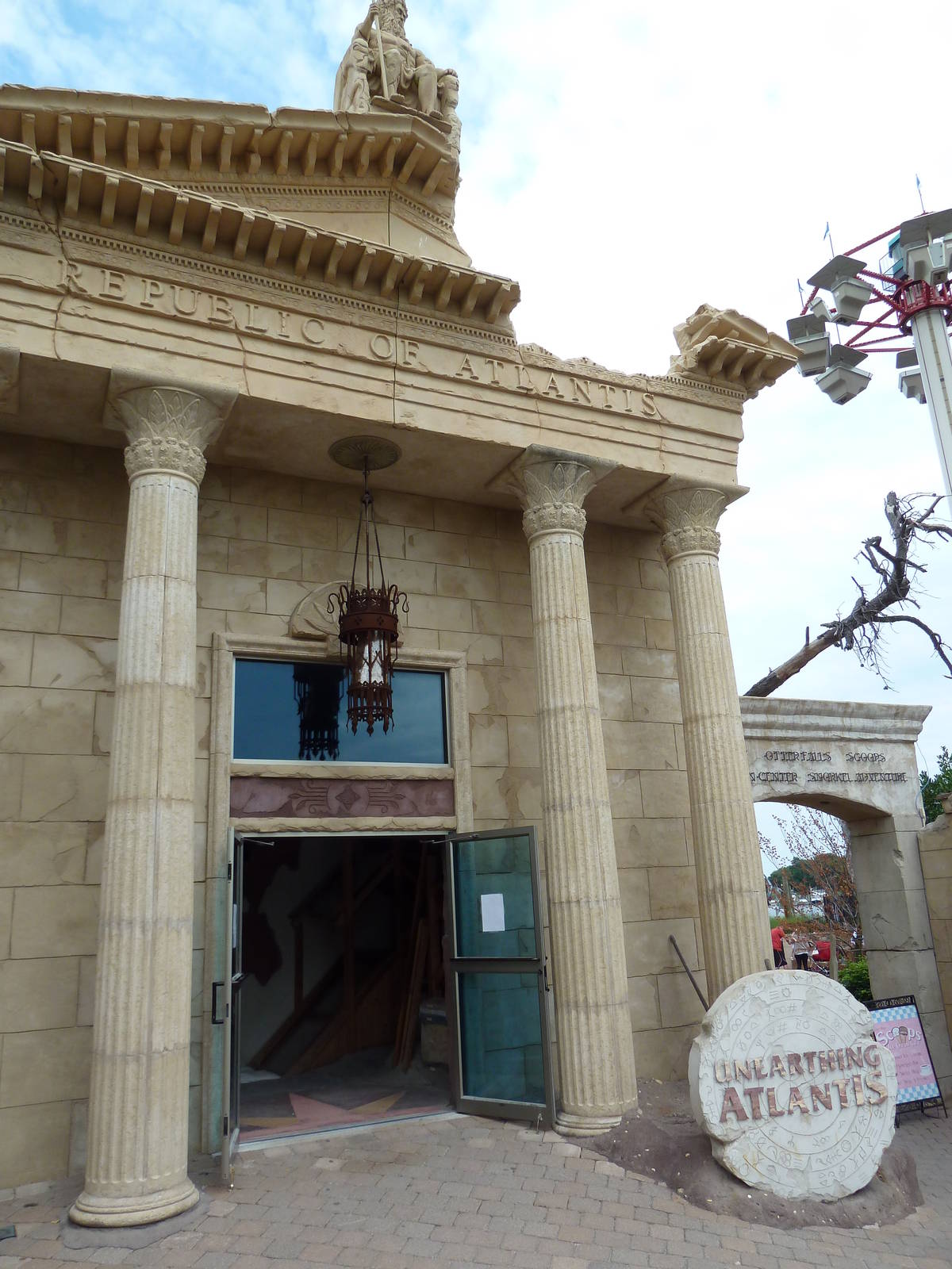 Unearthing Atlantis Building