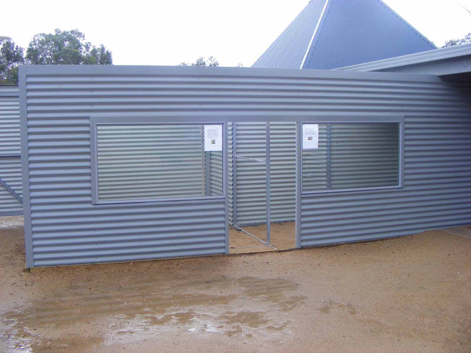 Unfinished Small Monkey Exhibits - September, 2009