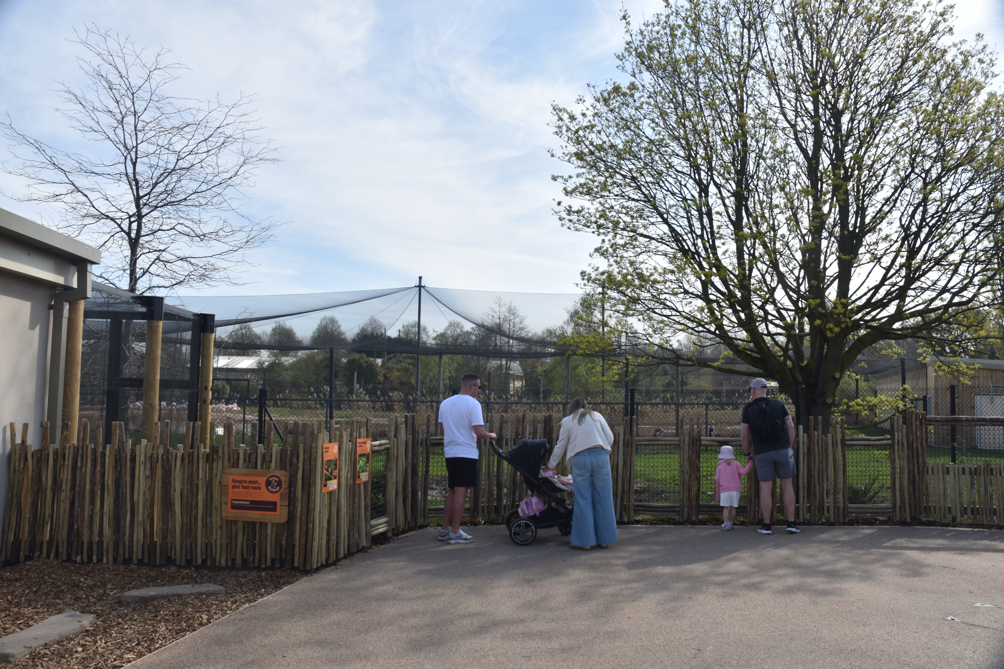 Unoccupied Enclosure with Outdoor Lovebird Viewing, Heart of Africa at Chester, 12th April 2025