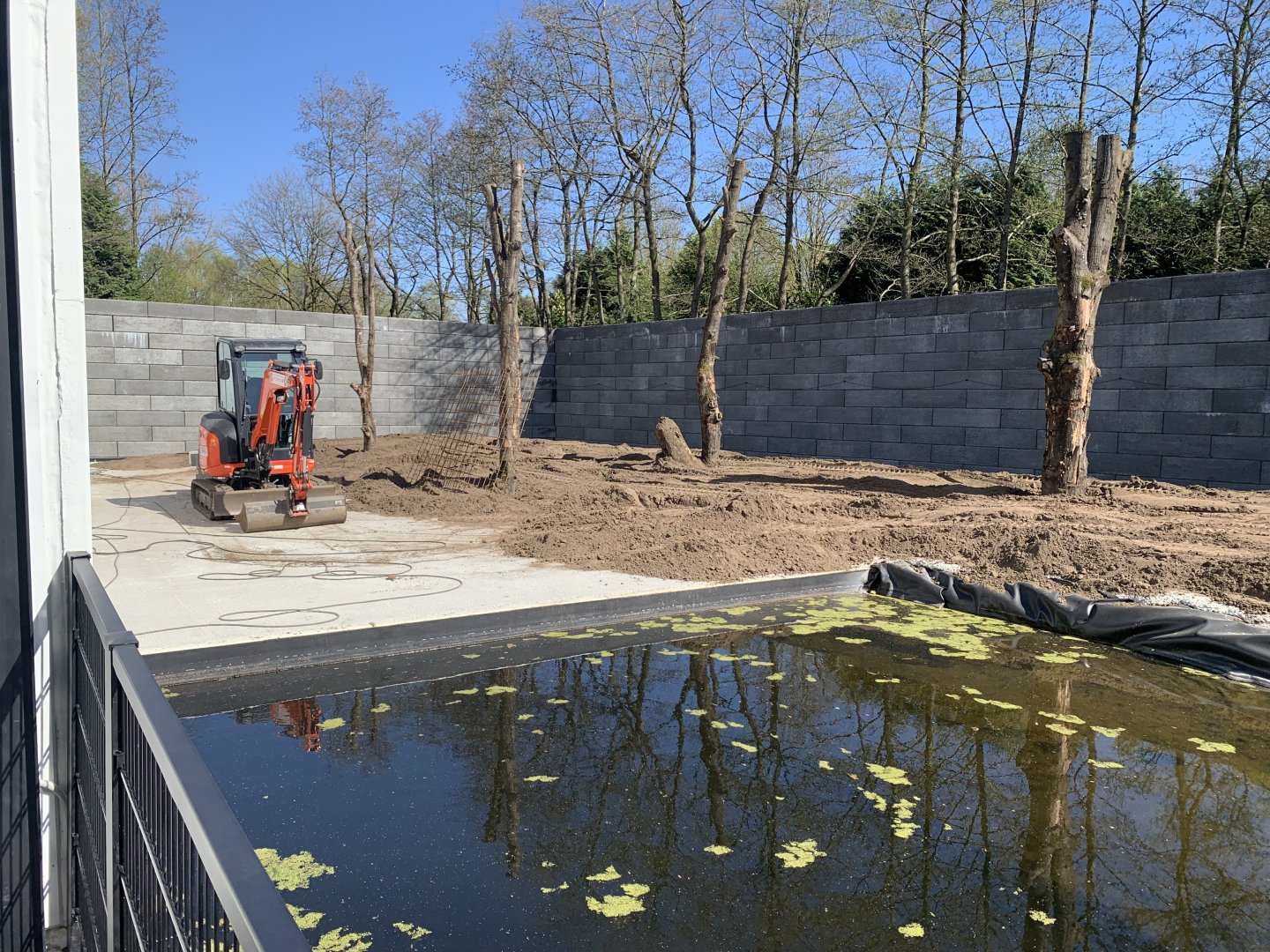 Upcoming Chimpanzee enclosure