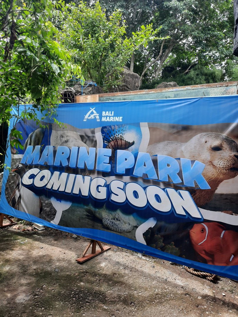 upcoming marine park billboard
