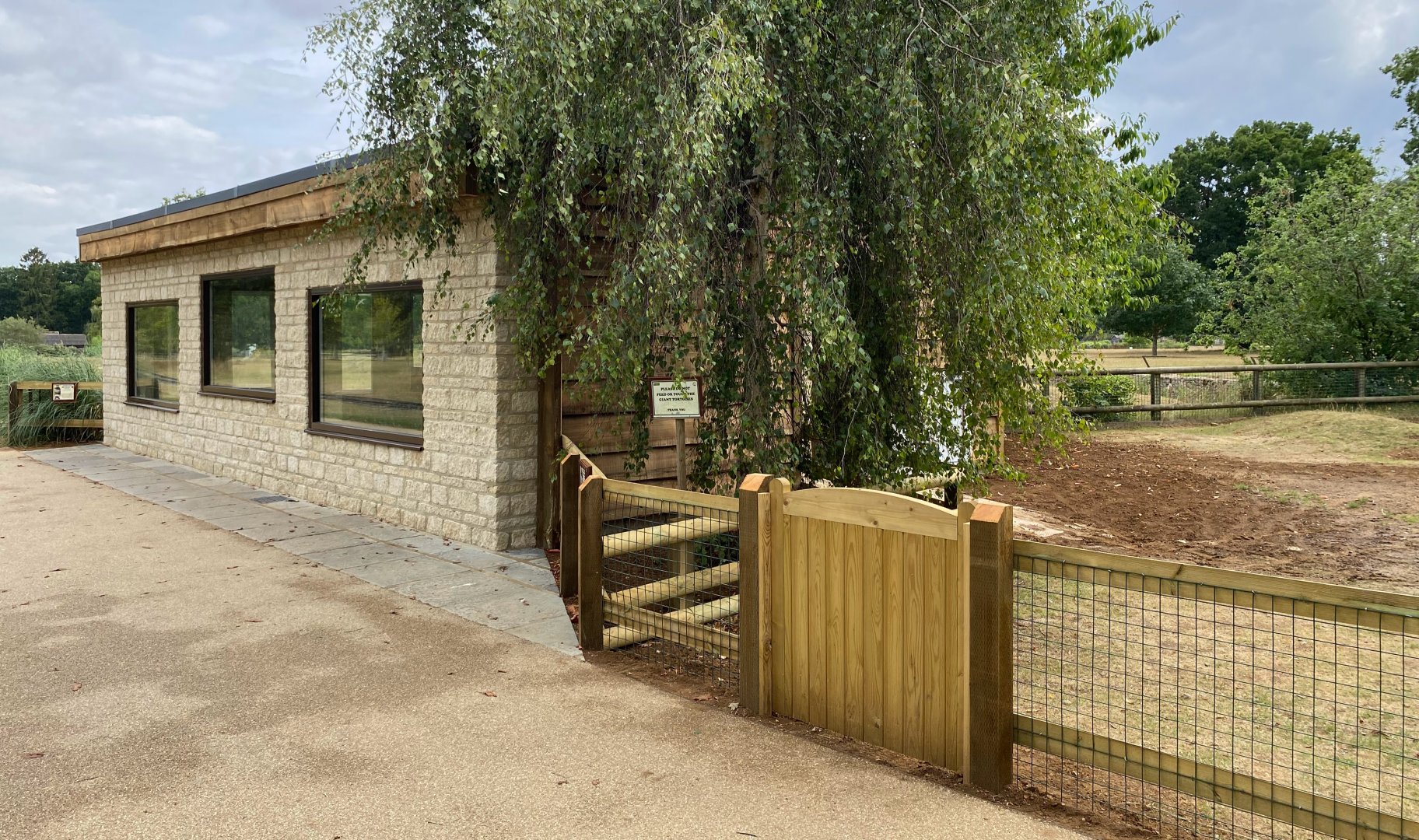 Updated Giant Tortoise housing, CWP, UK