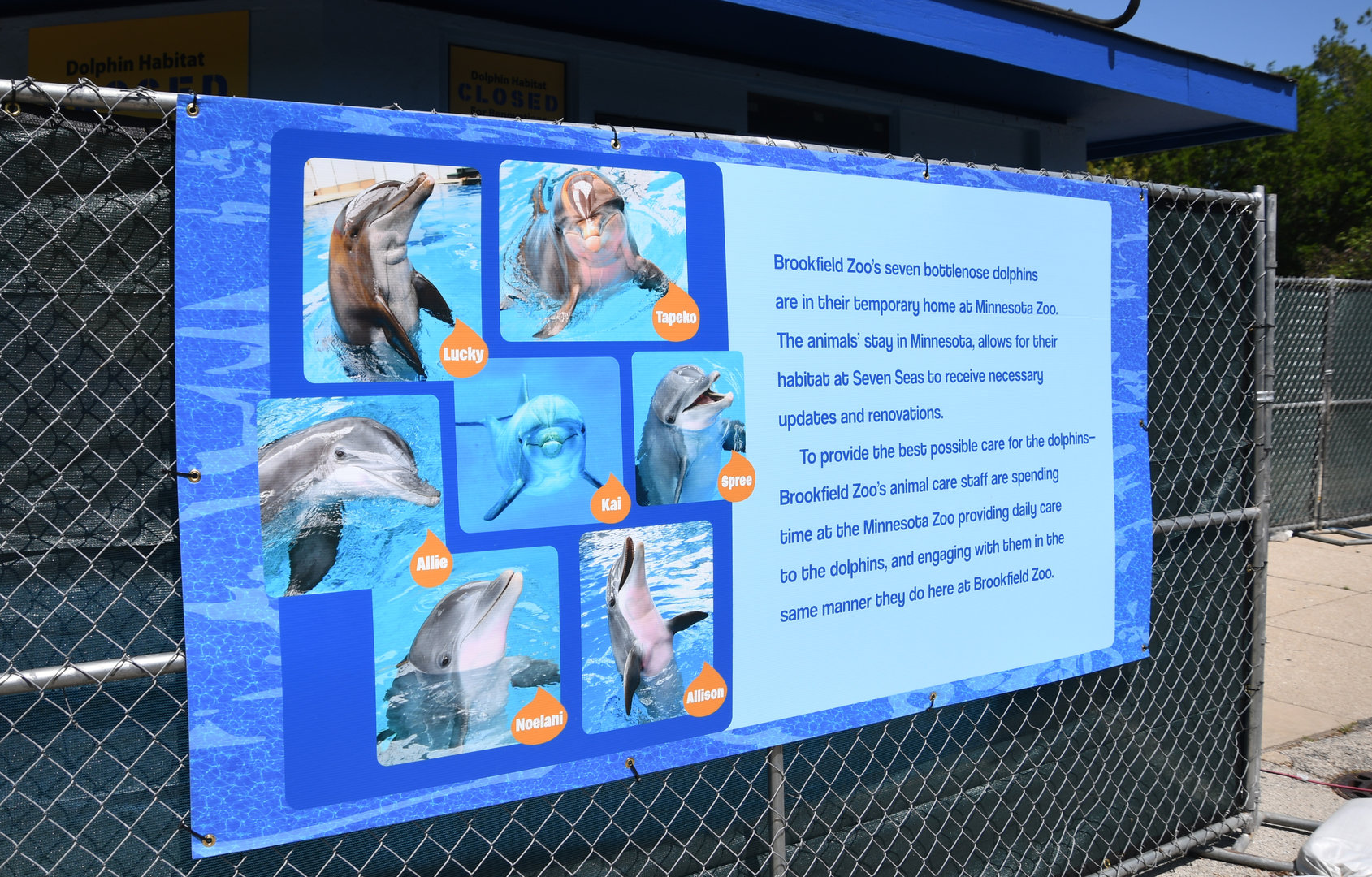 Updated signage by Seven Seas