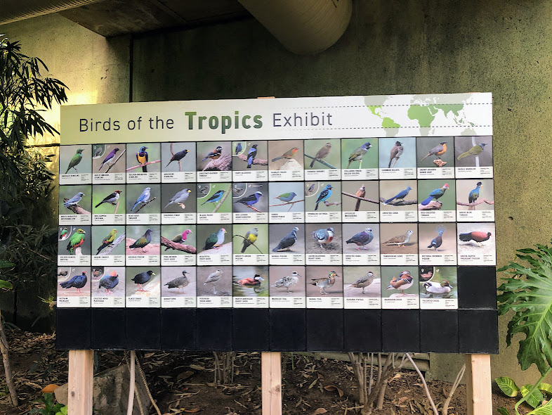 Updated Tropics Species Identification Signs