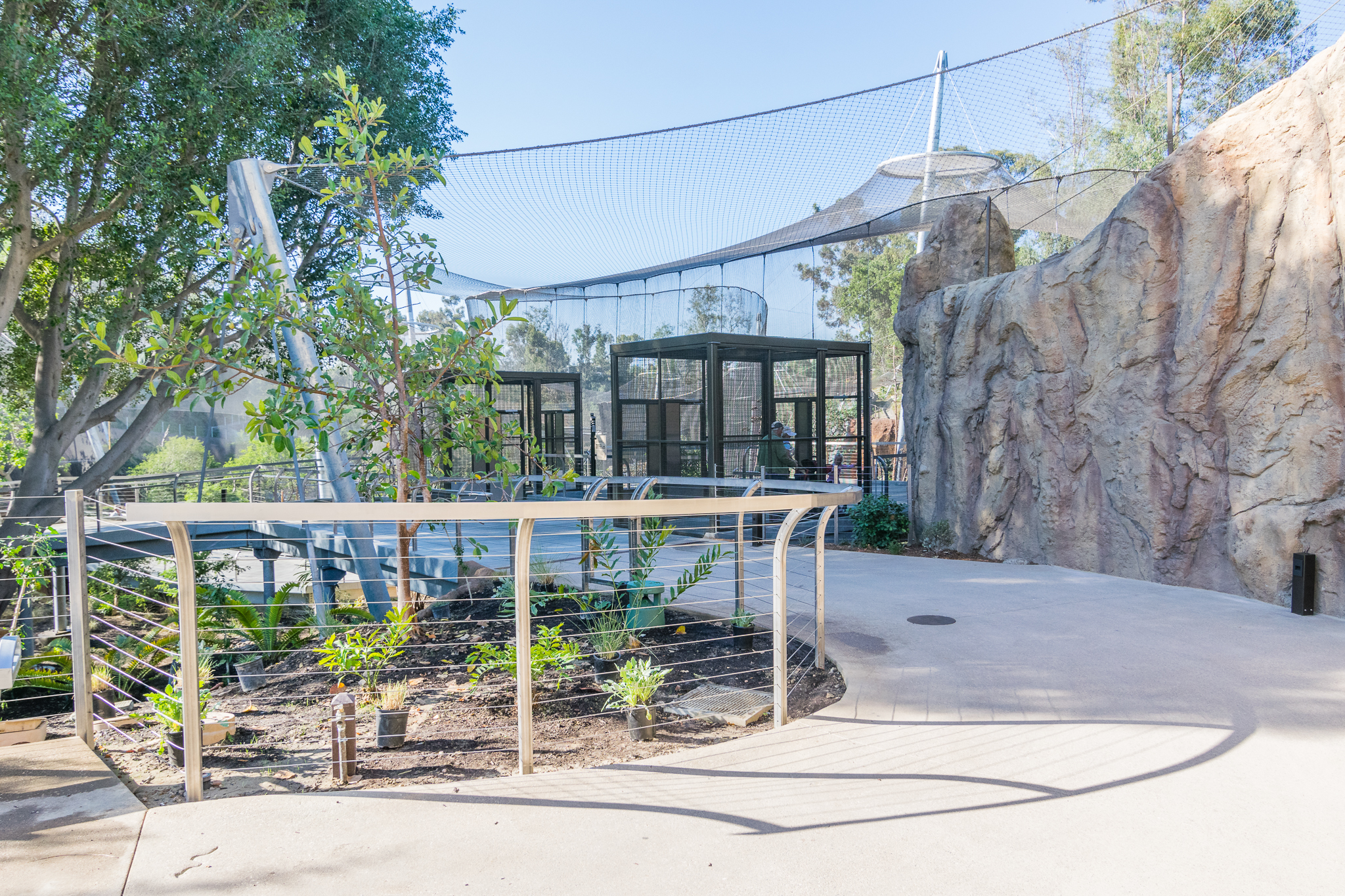 Upper aviary entrance.