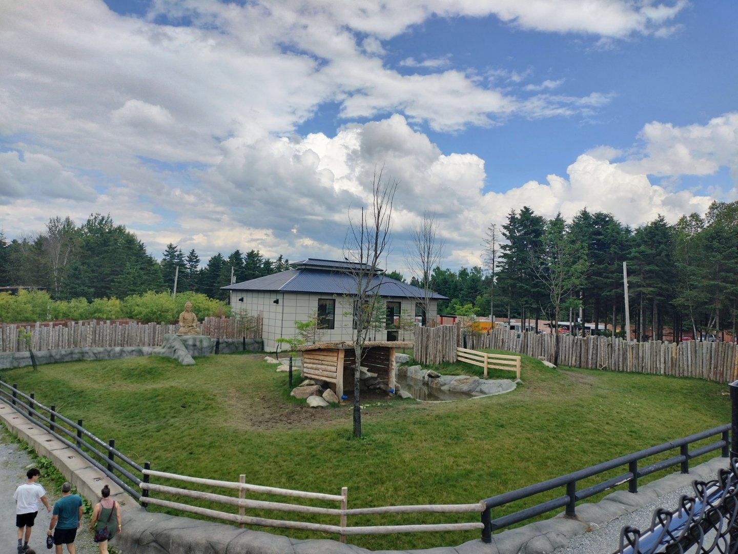 Upper viewing of one of the Malayan Tapir exhibit(This is the newer one)