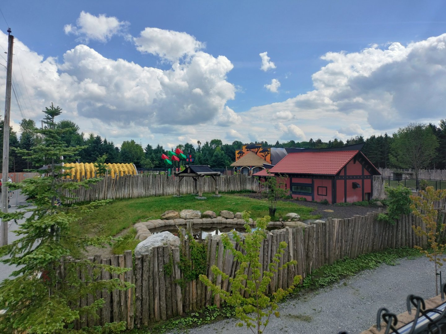 Upper viewing of one of the Malayan Tapir exhibit