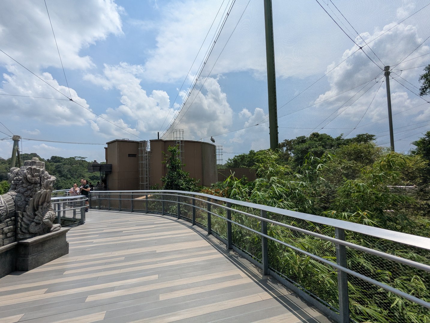Upper Walkway in Wings of Asia, with Shoebill Visible