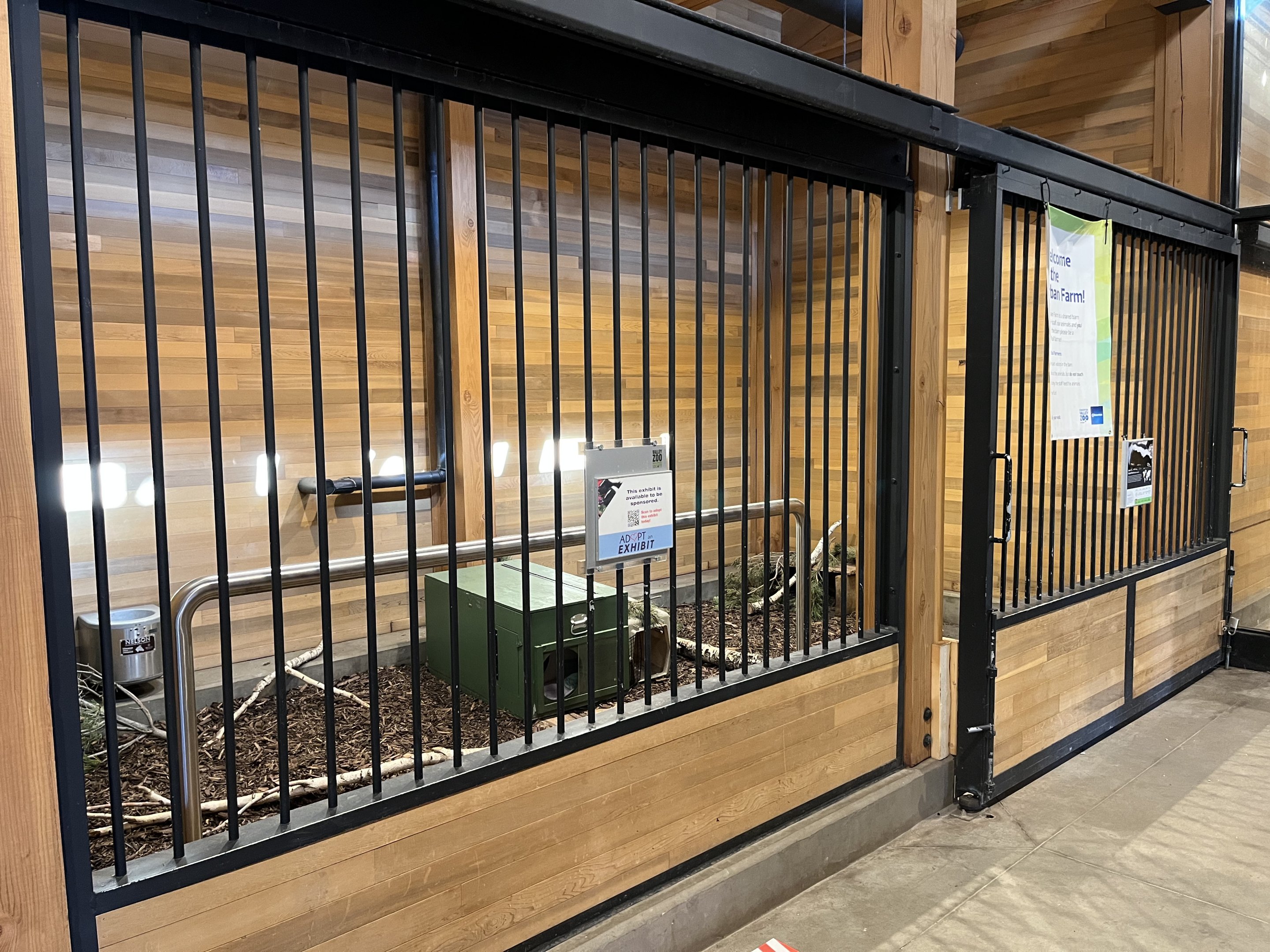 Urban Farm - Striped Skunk Exhibit