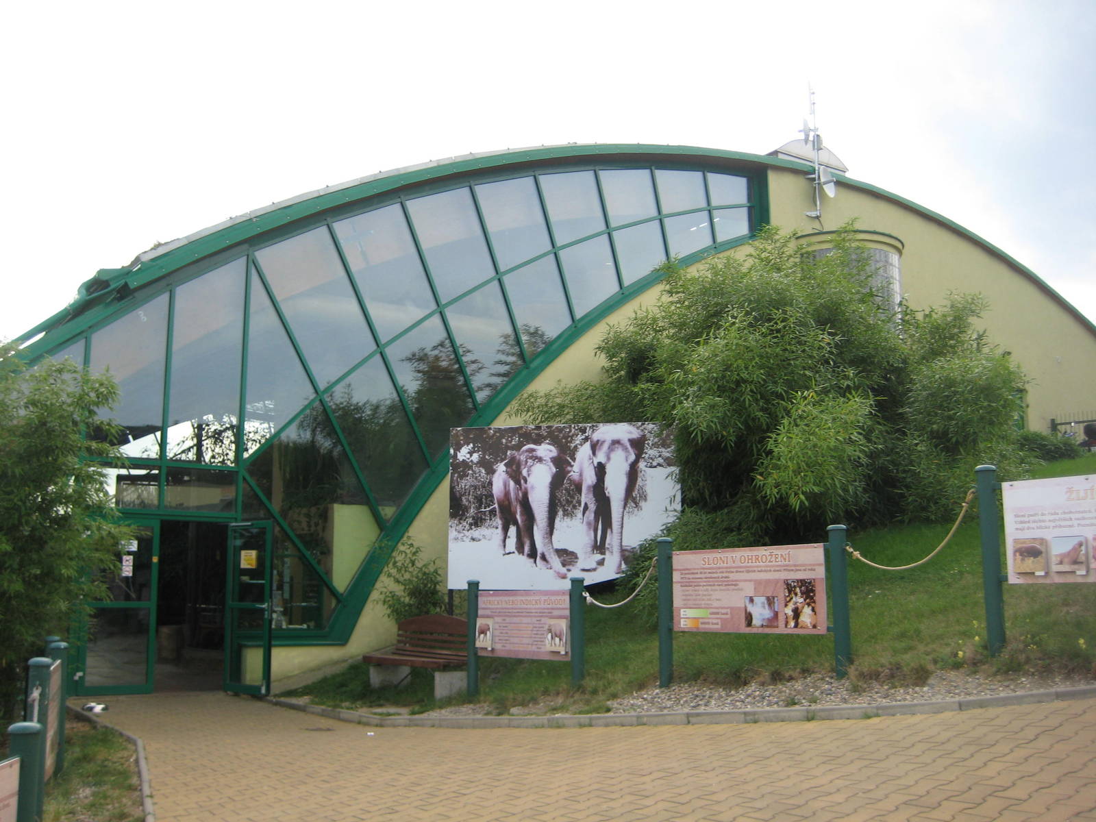 Usti nad Labem Entrance to Elephant house