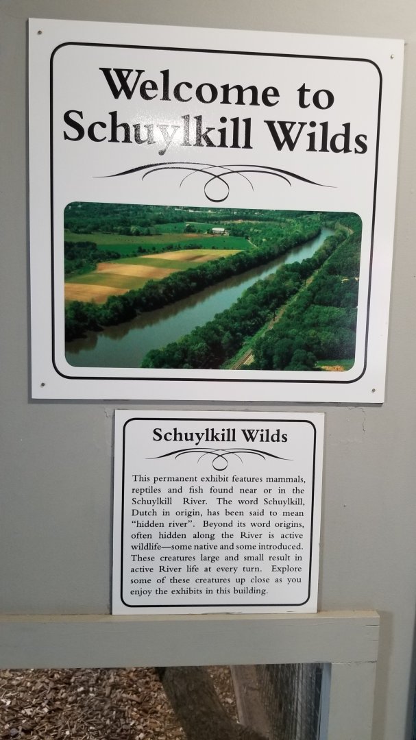USVP - Schuylkill Wilds sign