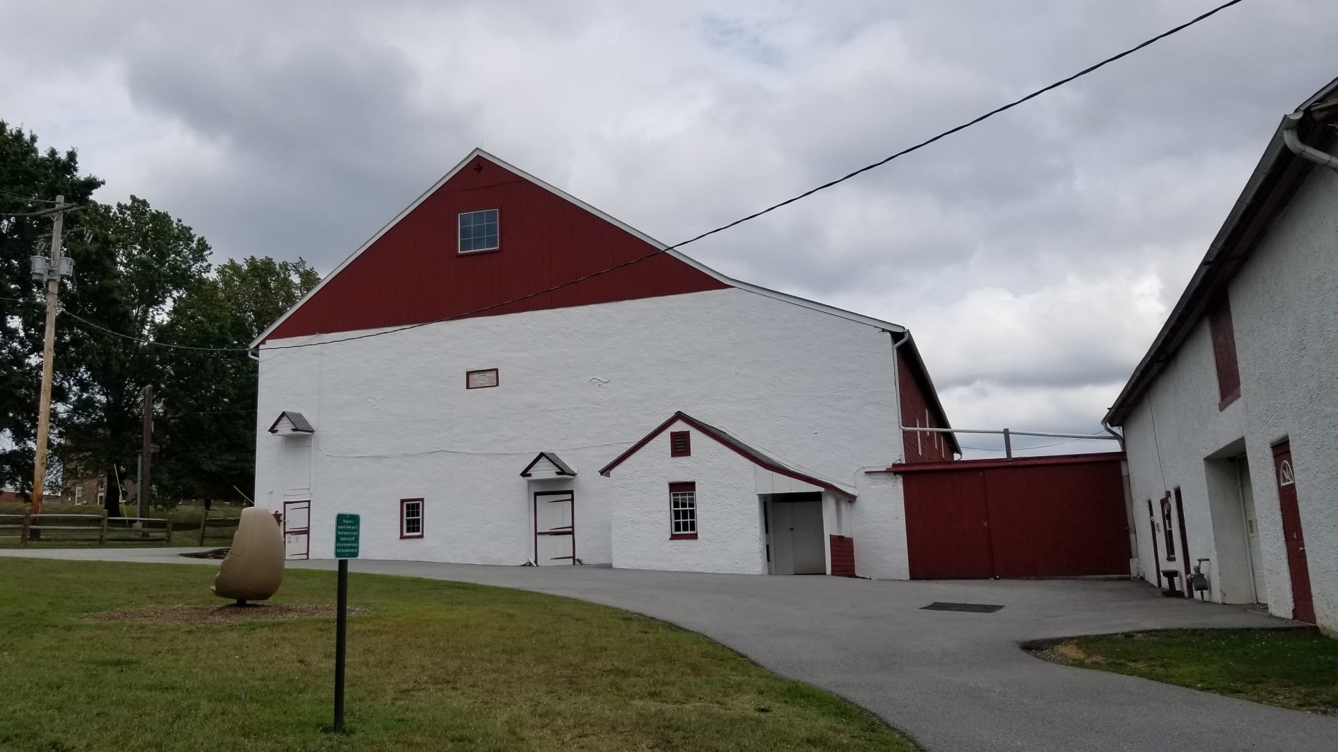 USVP - Side of main barn (offices)