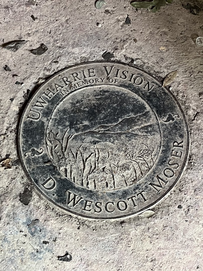 Uwharrie Vision Plaque