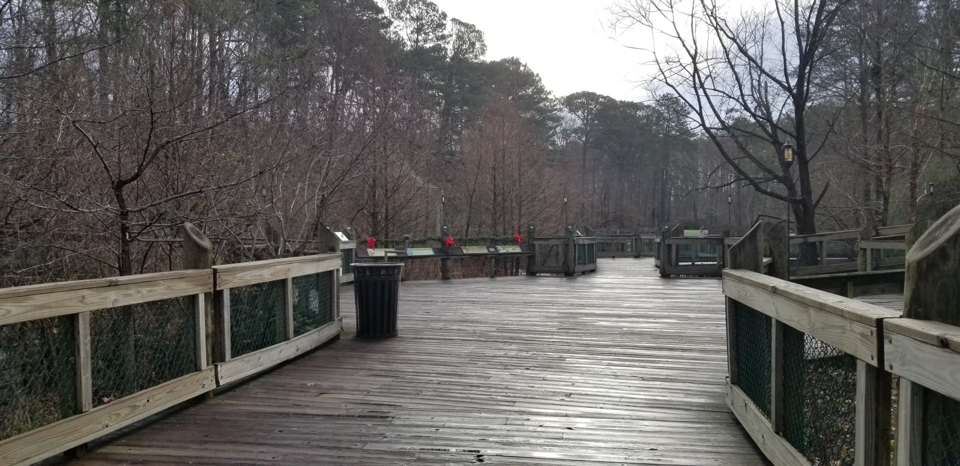 VA Living Museum - view of walkway outside exit to animal exhibits