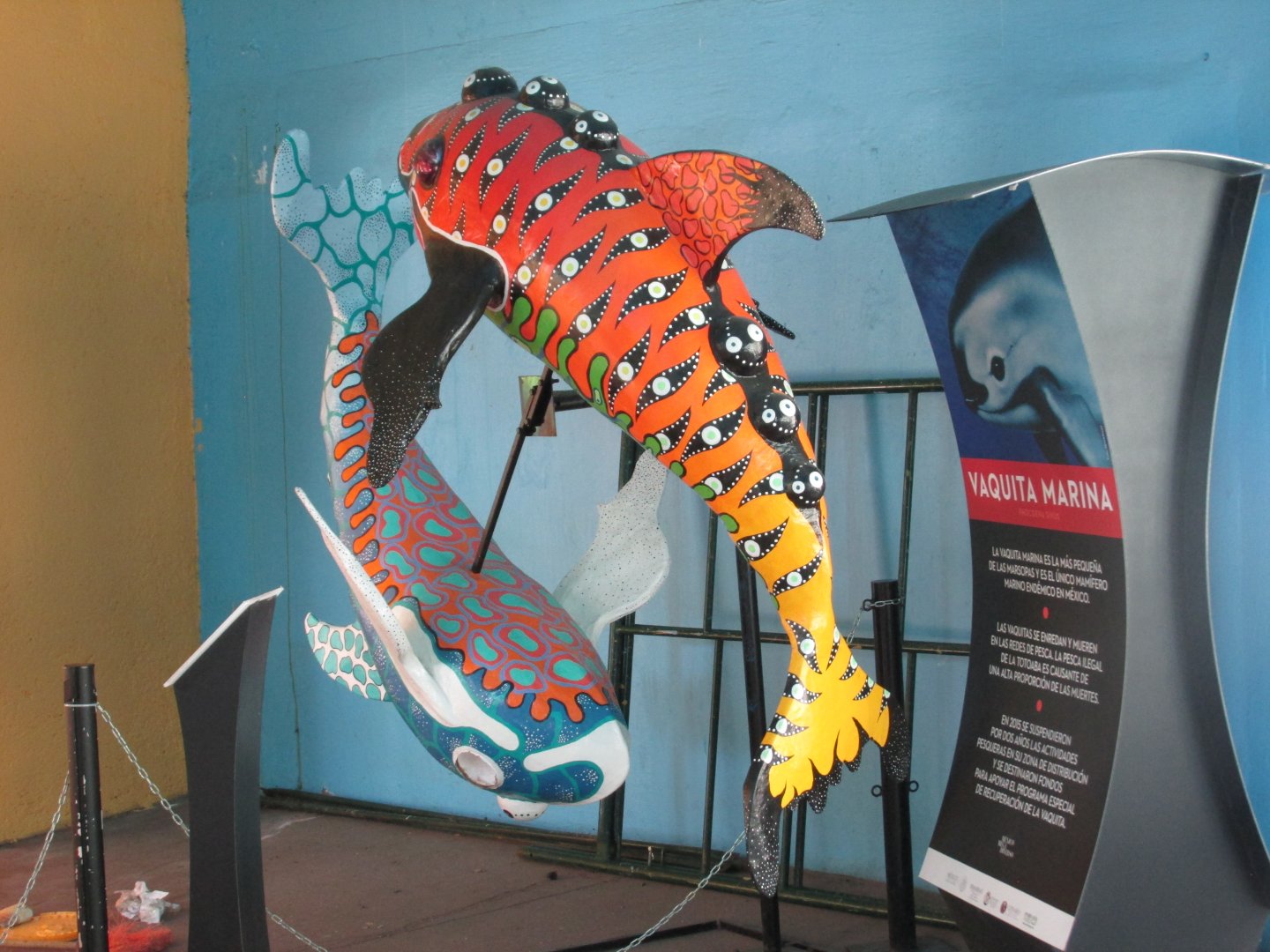 vaquita alebrije folk art