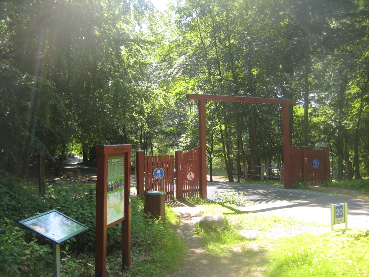 Vejle Dyrehave - Main entrance