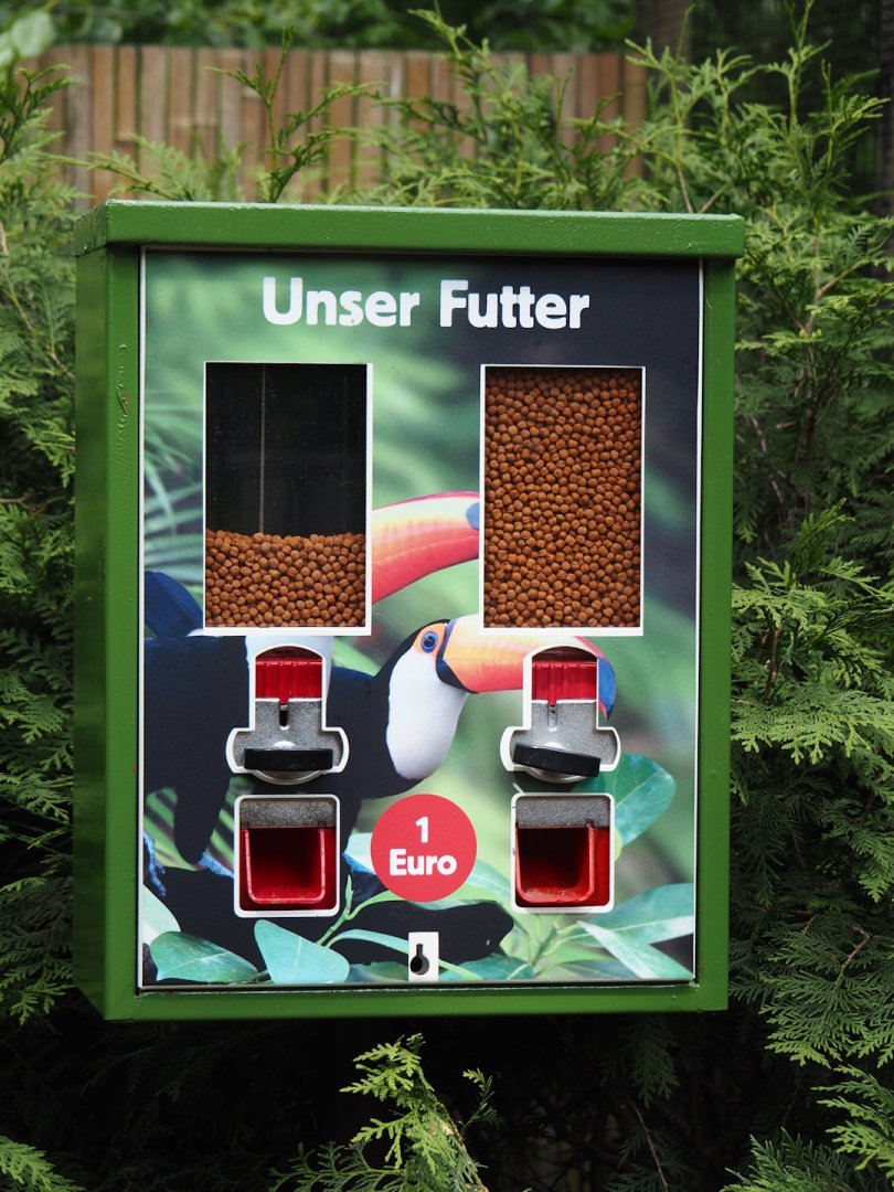 Vending machine for pellets to feed some birds with, 2024-05-23