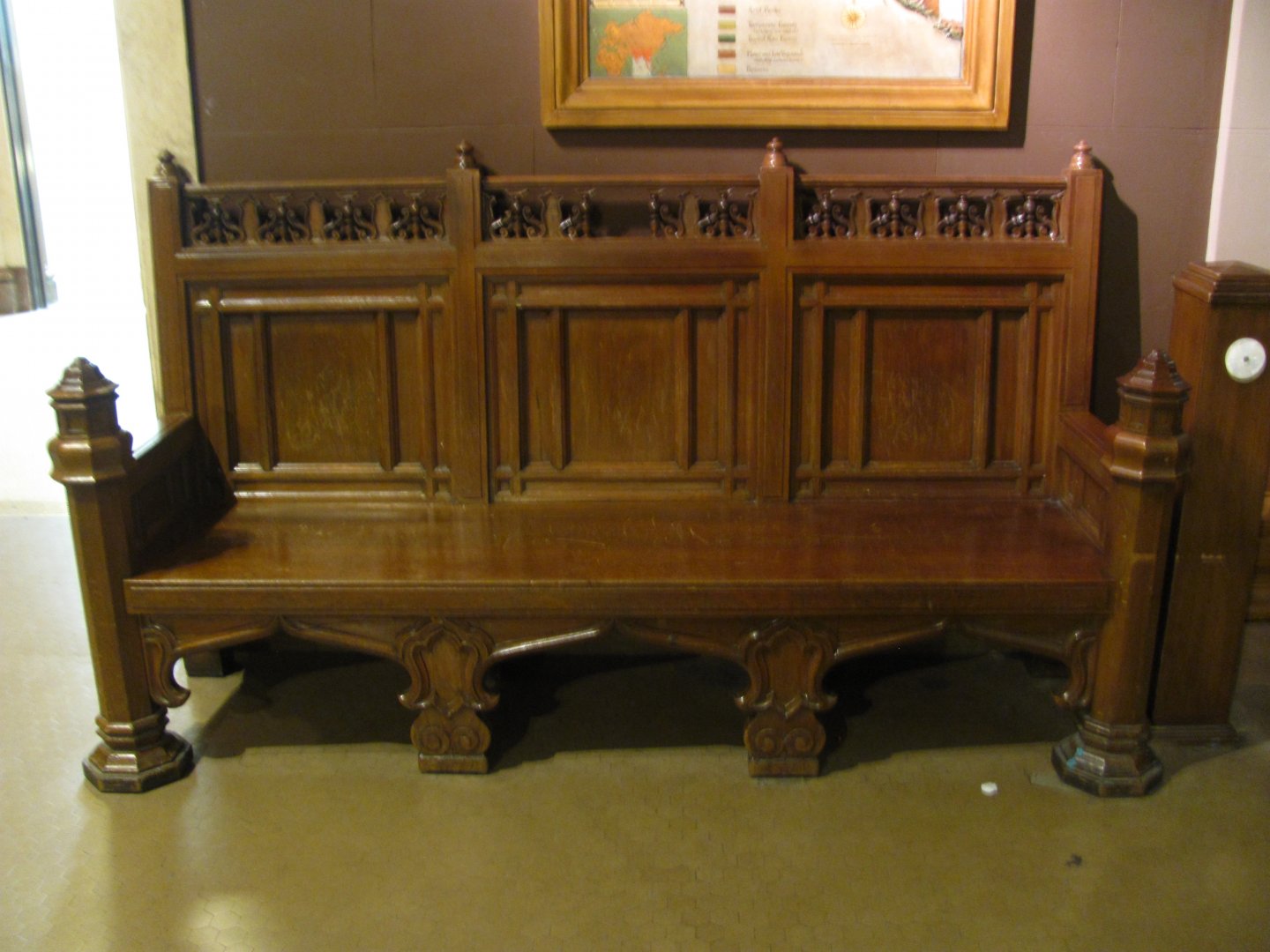 Vernay-Faunthorpe Hall of Asian Mammals Indian Themed Bench