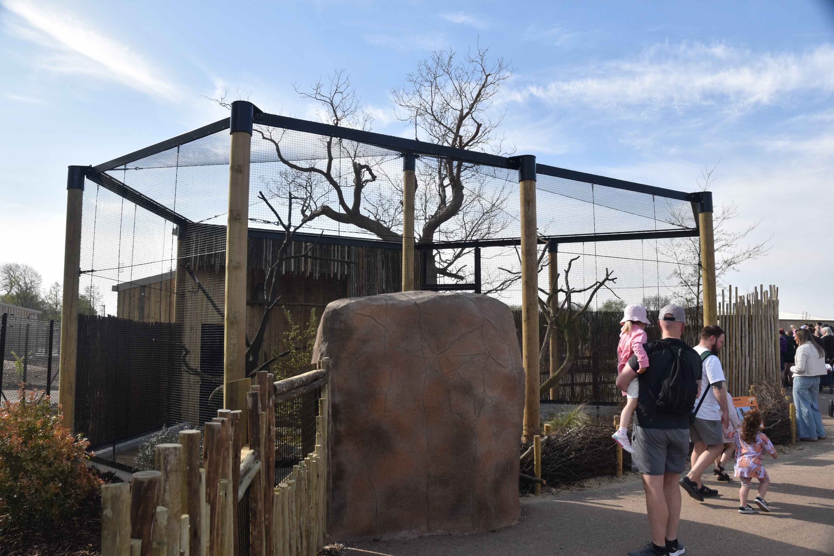 Verreaux's Eagle Owl Aviary, Heart of Africa at Chester, 12th April 2025