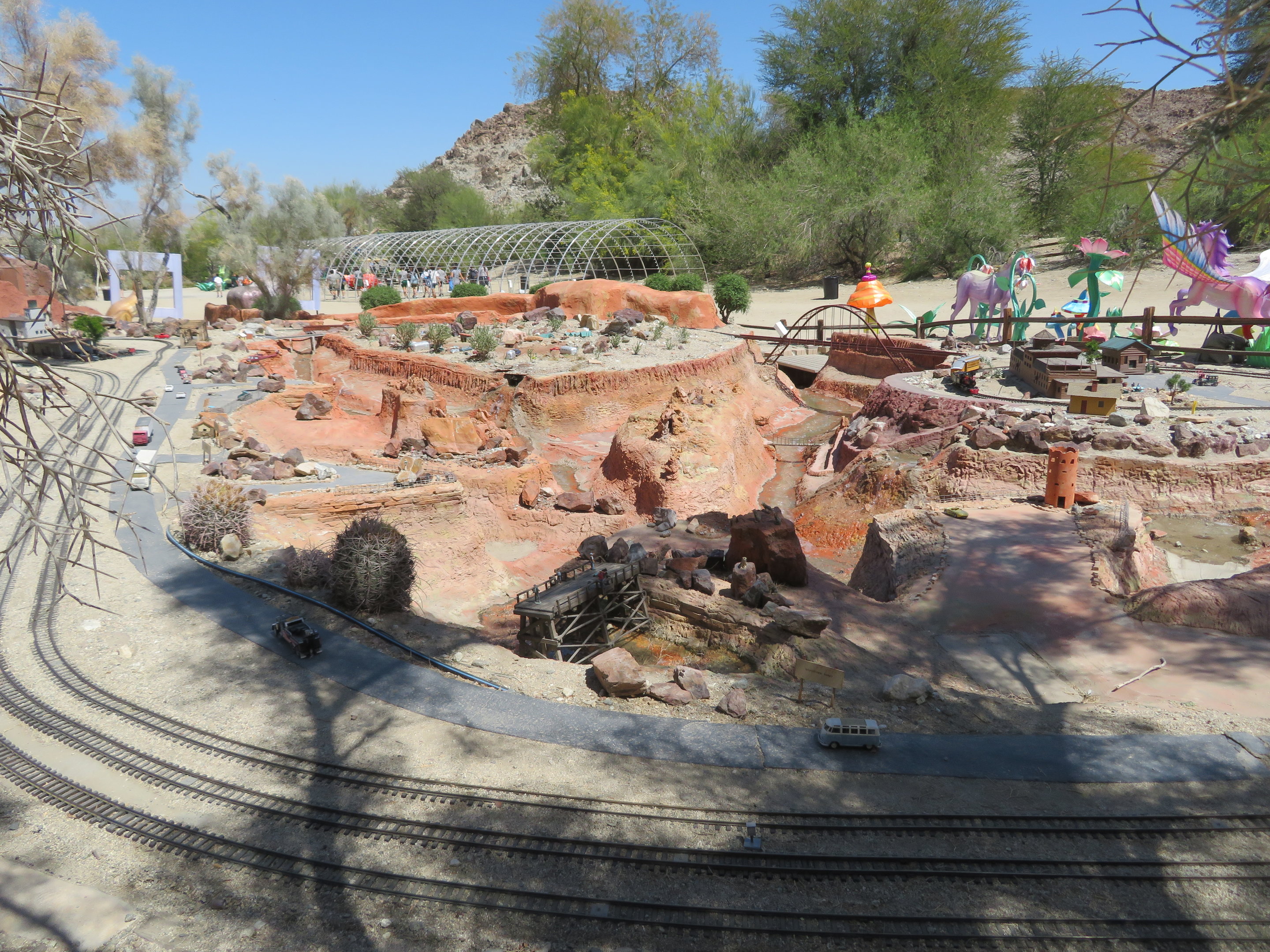 Very Large Model Train Display