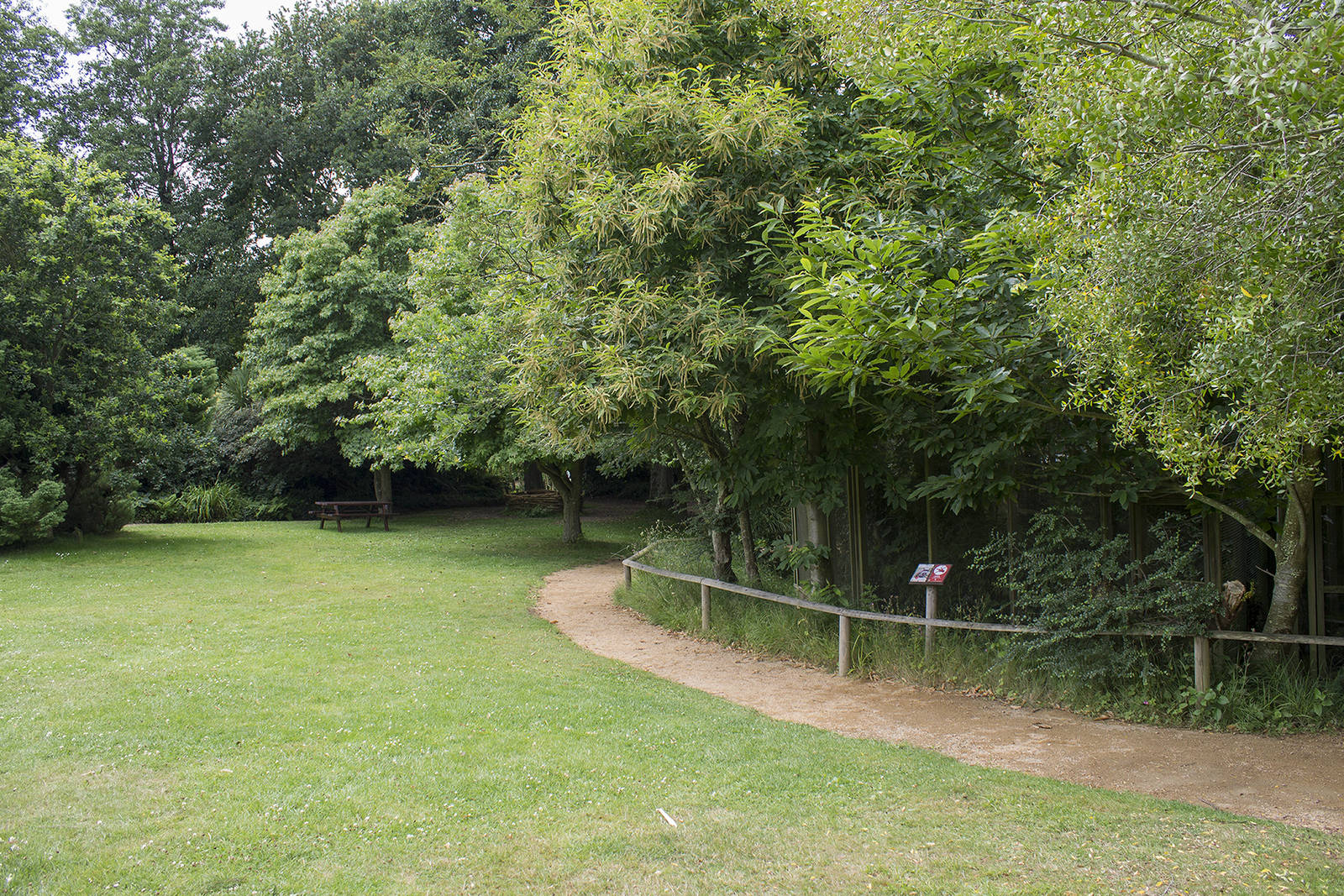 Very well-hidden tamarin aviaries