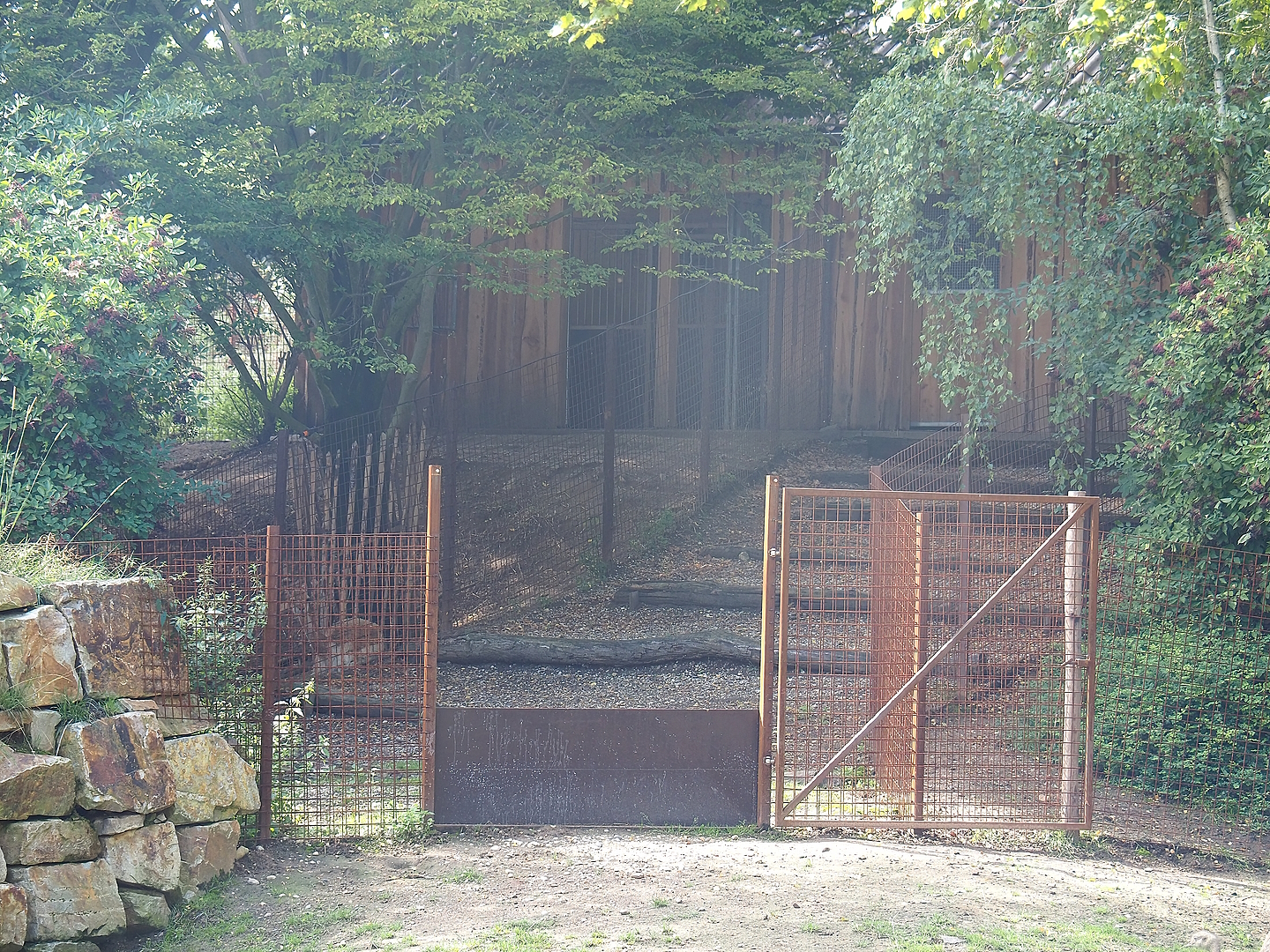 Vicuña barn and separation paddocks, 2022-08-20