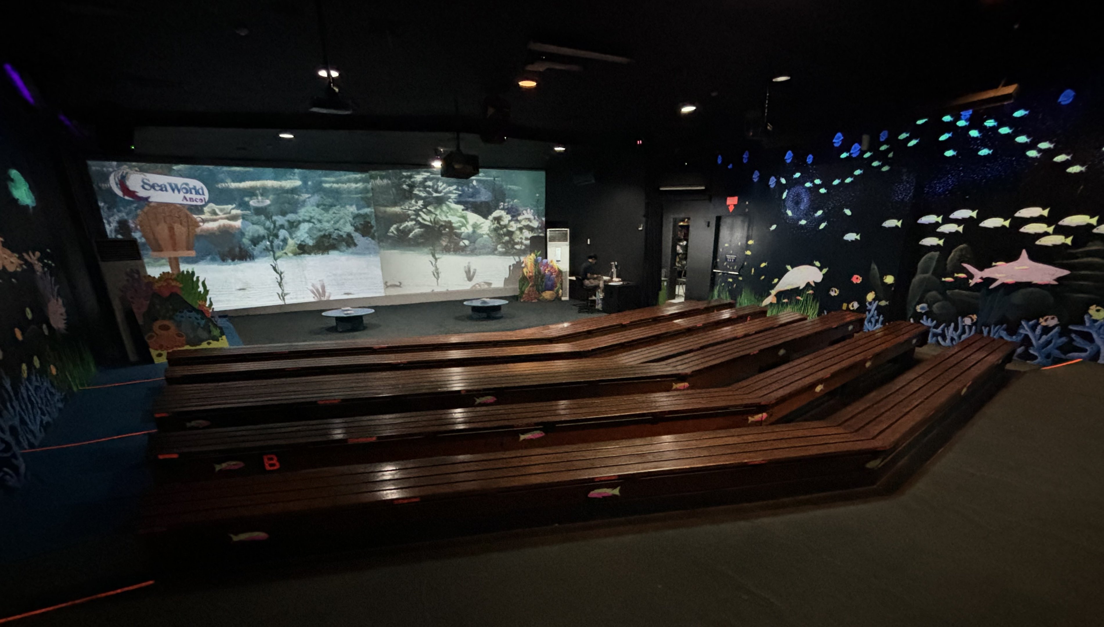 Video Screen - Seating Area