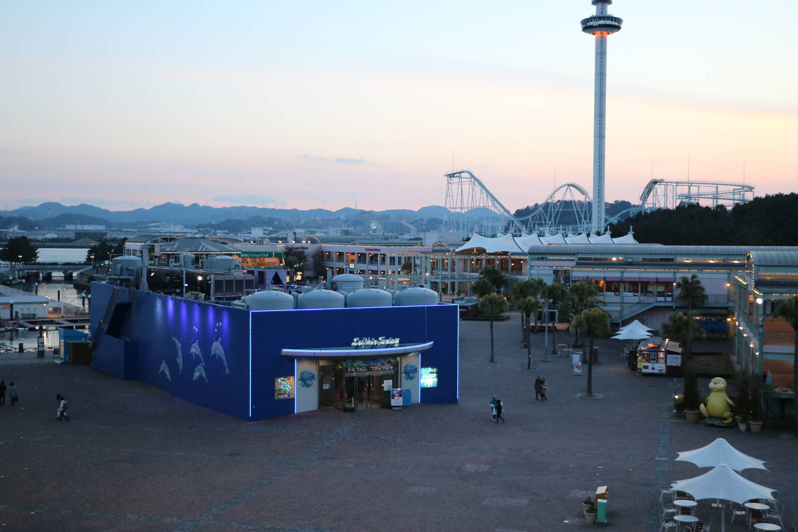 View across Sea Paradise complex, February 2016