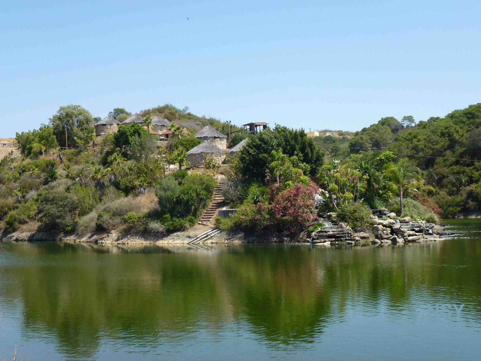 View across the lake, July 2013.