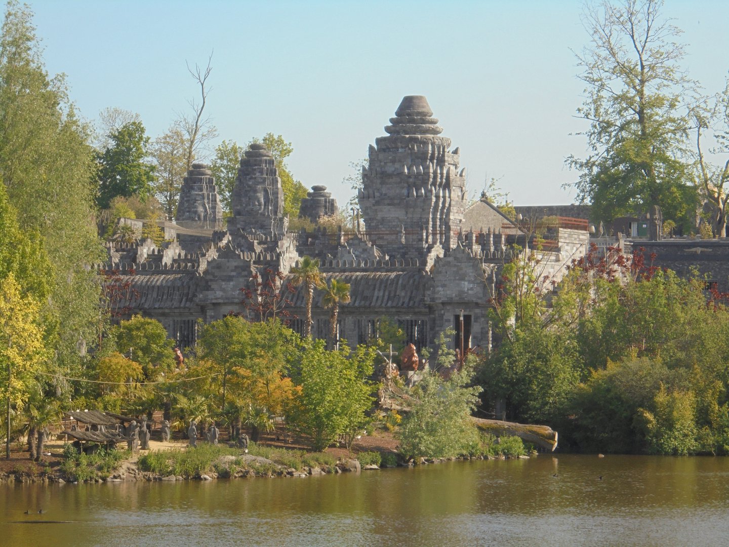 view across the lake