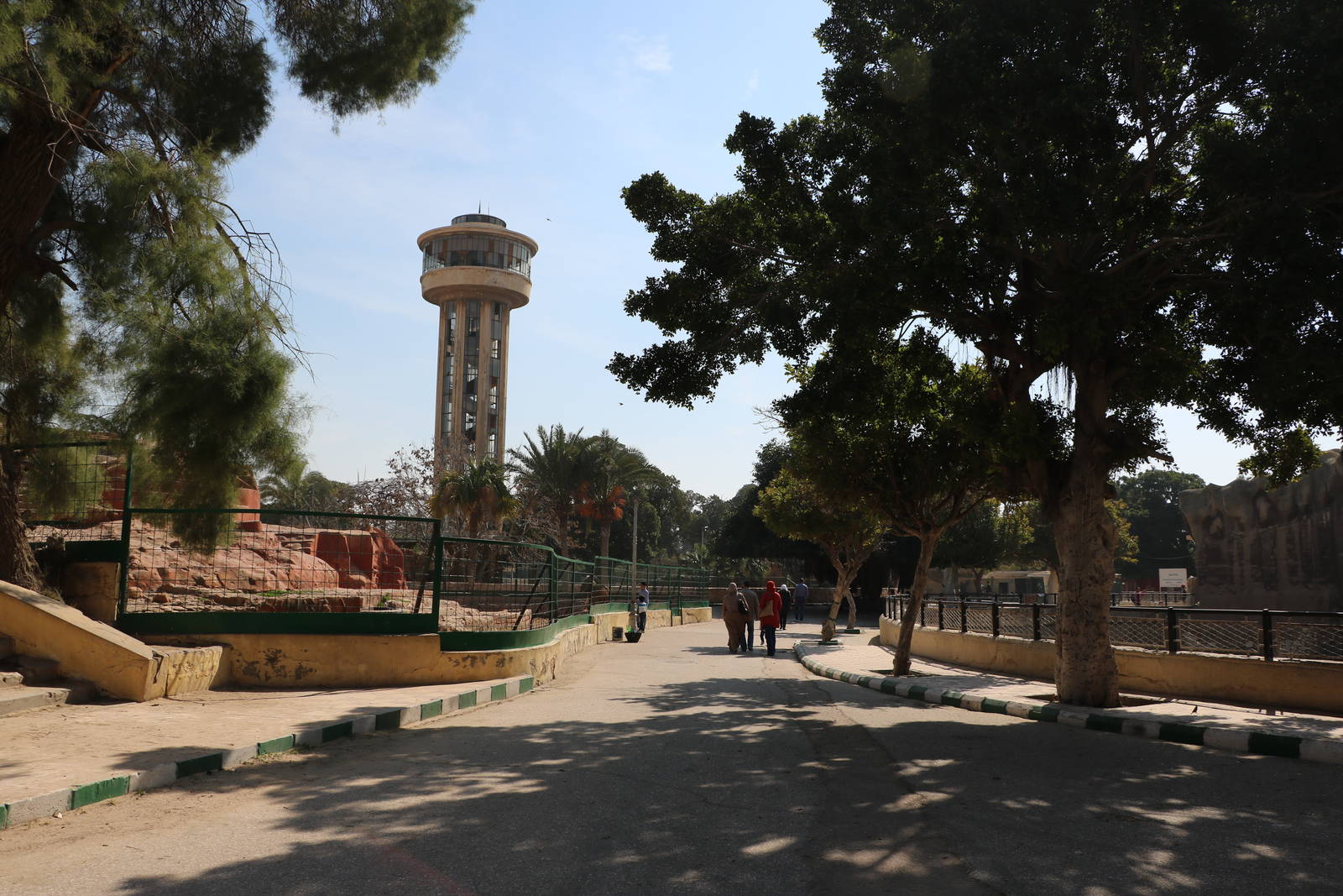 View across to the observation tower, February 2016