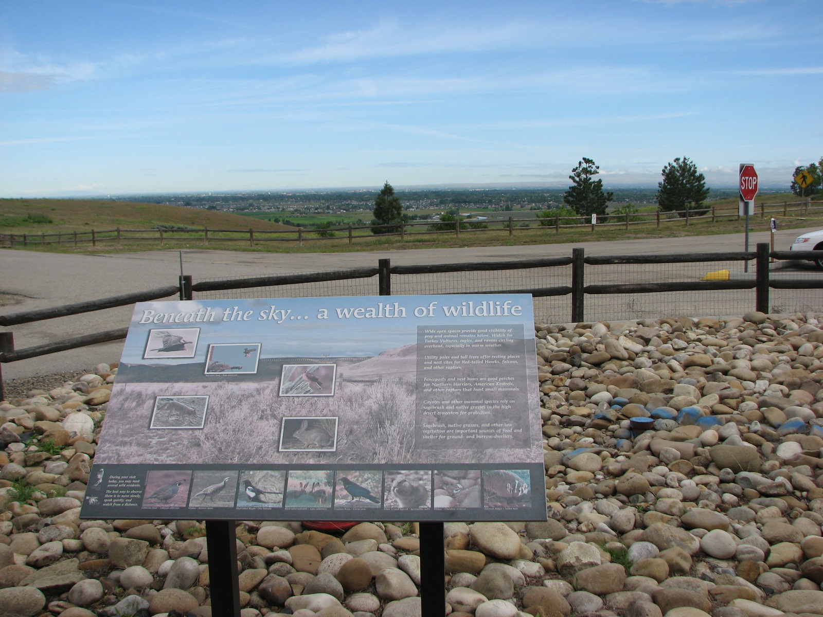 View back towards Boise
