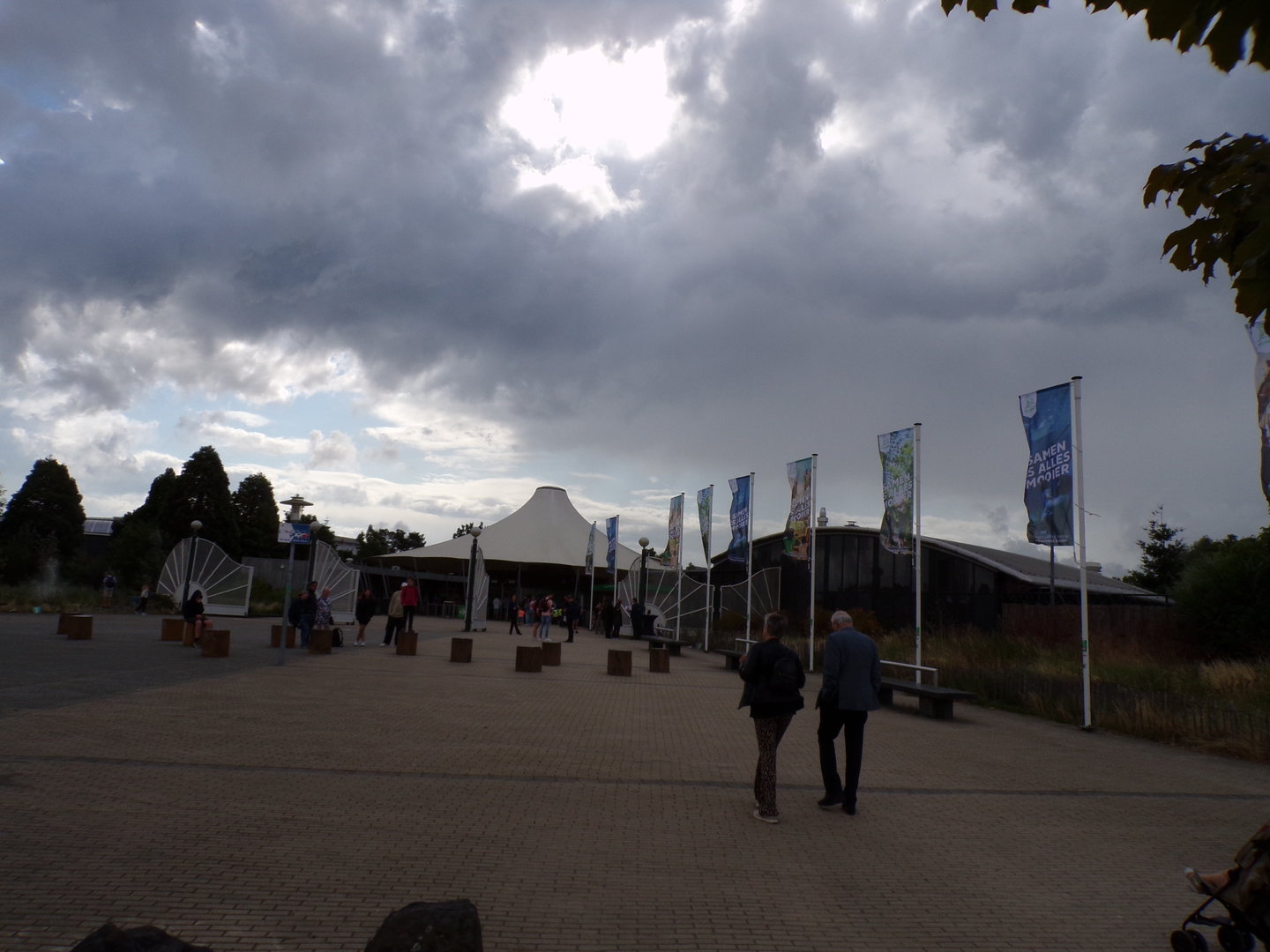 View coming up to entrance 13.7.23